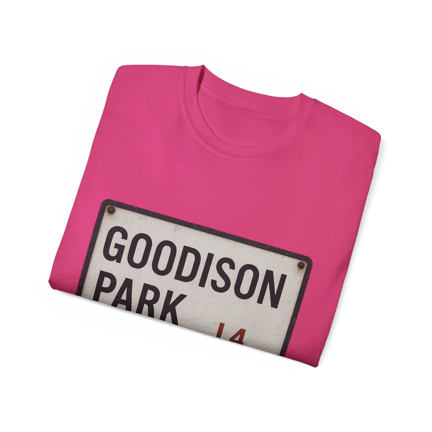 Goodison Park Everton Road Sign T-Shirt
