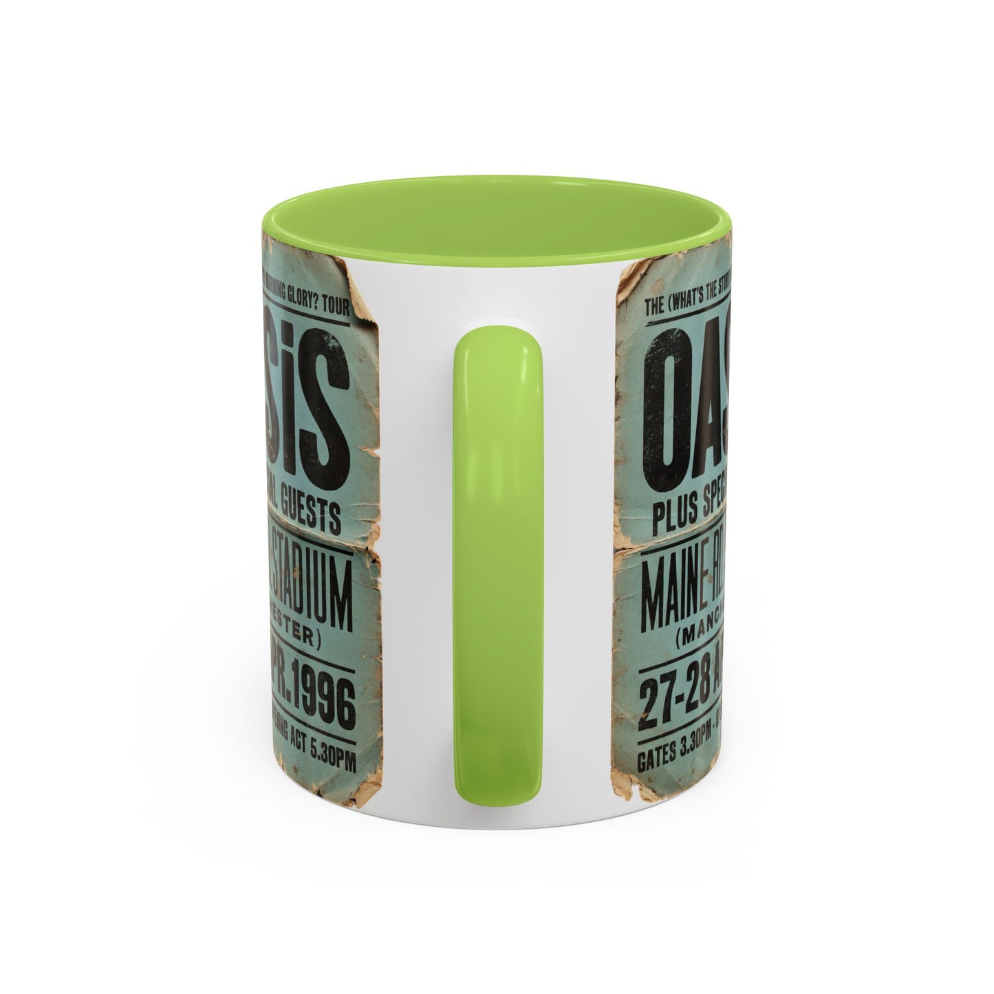 Oasis Maine Road 1996 Poster Coffee Mug (11, 15oz)