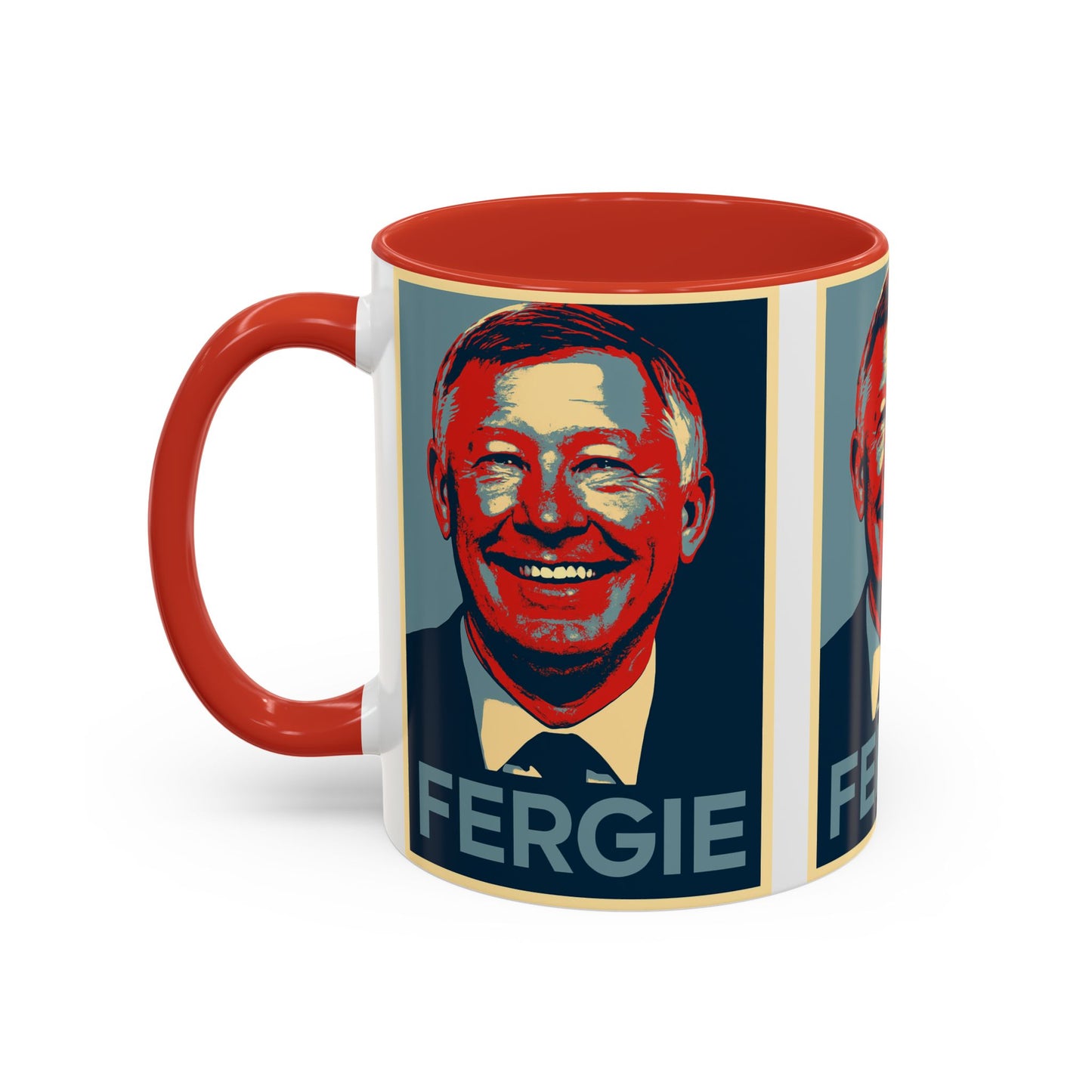 Alex Ferguson Hope Poster Mug - Manchester United