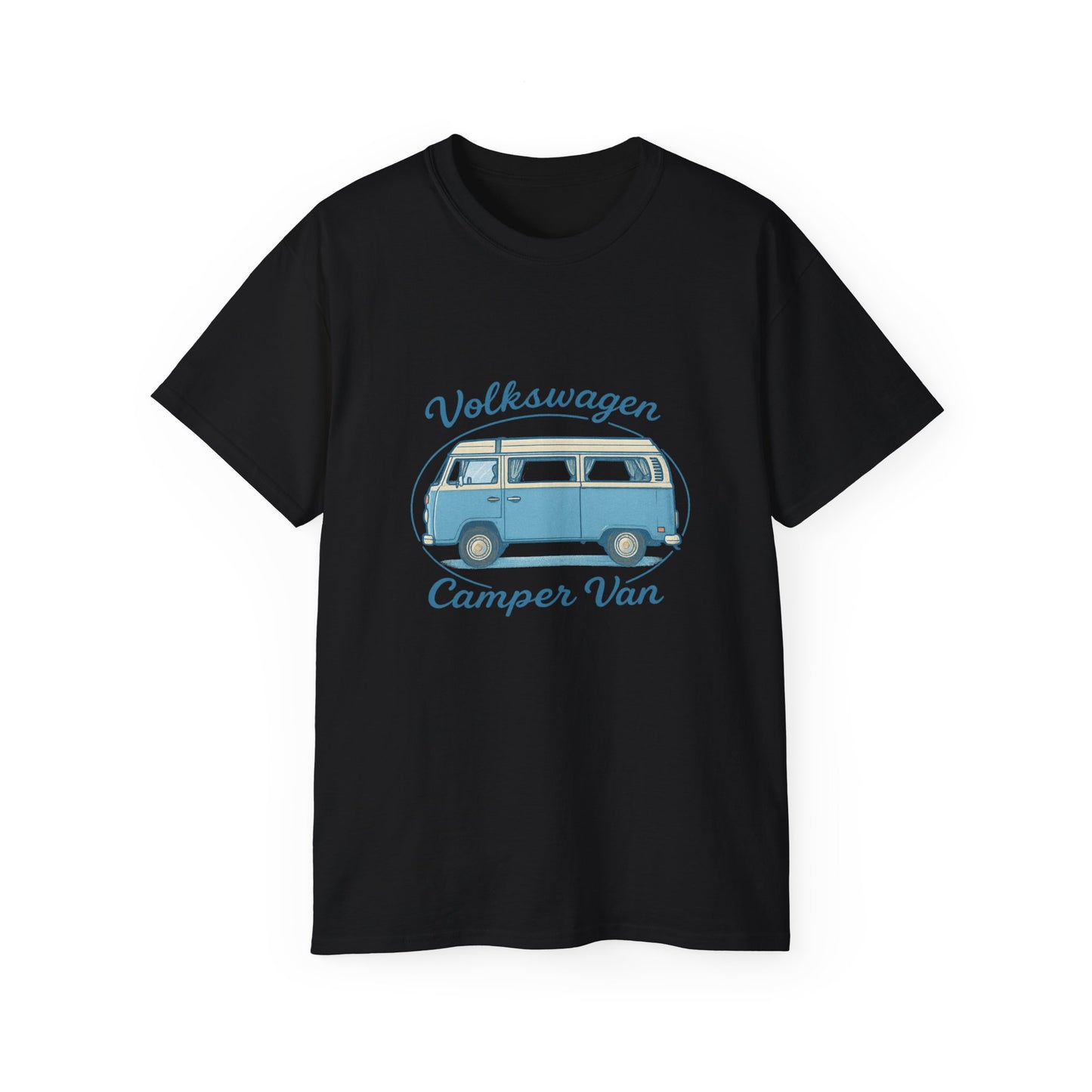 Volkswagen Camper Van Blue Side T-Shirt
