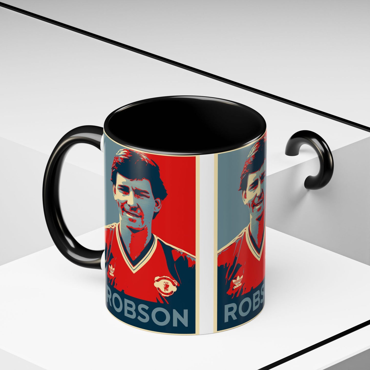 Bryan Robson Hope Poster Mug - Manchester United