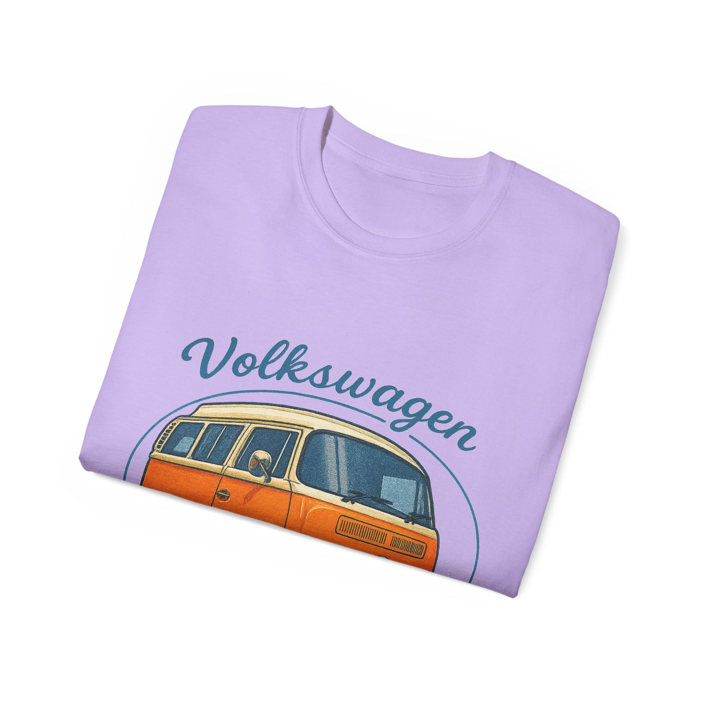 Vintage Volkswagen Camper Van Light Orange T-Shirt