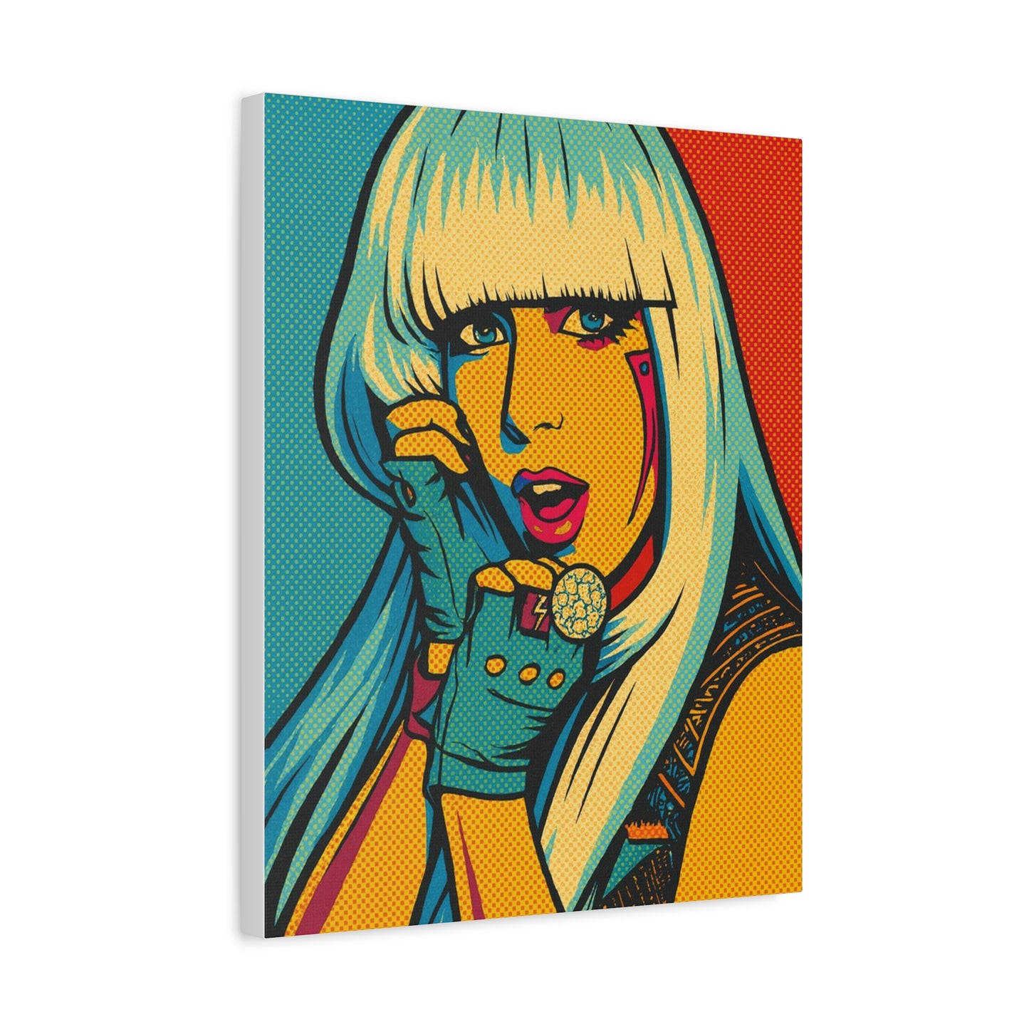 Lady G a g a Pop Art Canvas