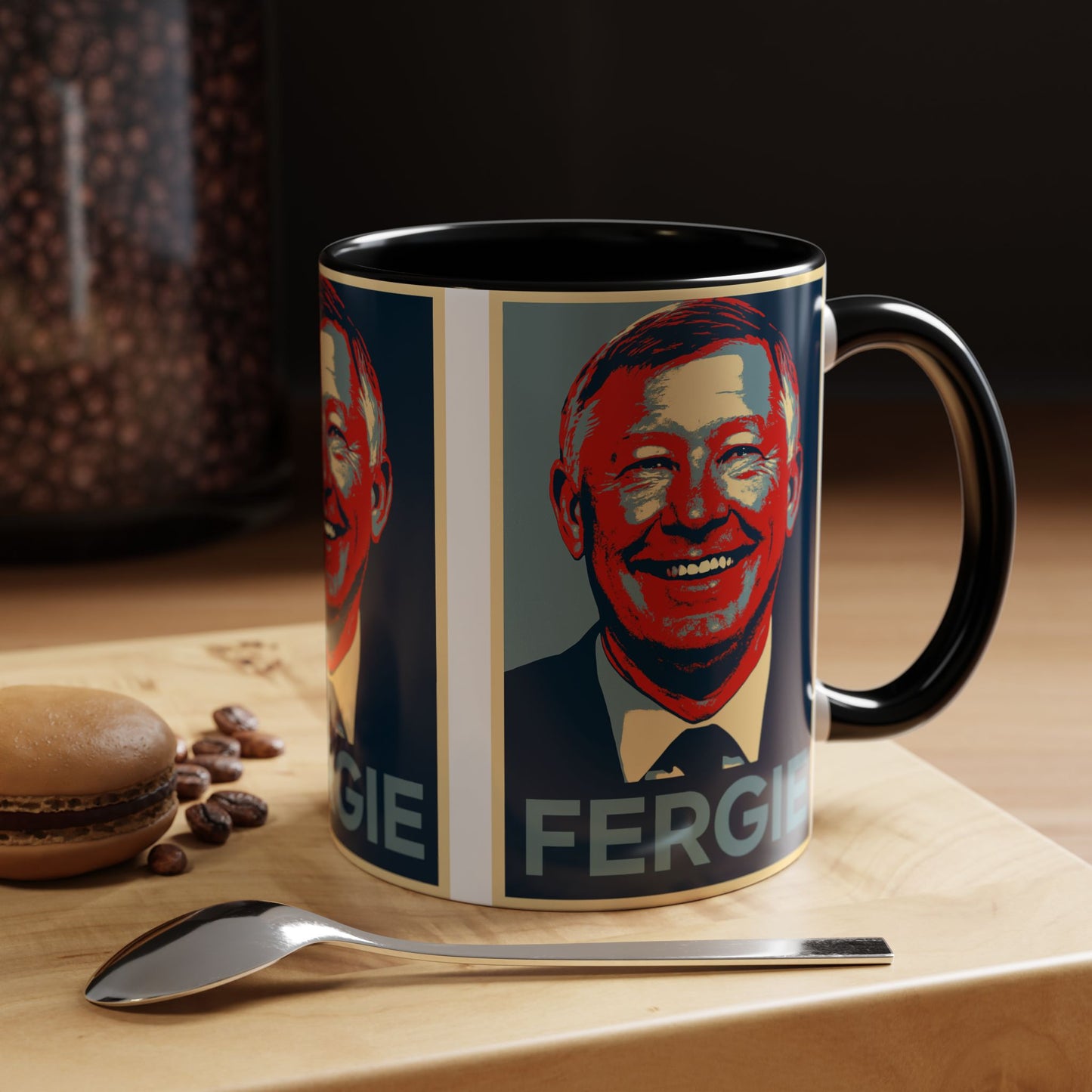 Alex Ferguson Hope Poster Mug - Manchester United