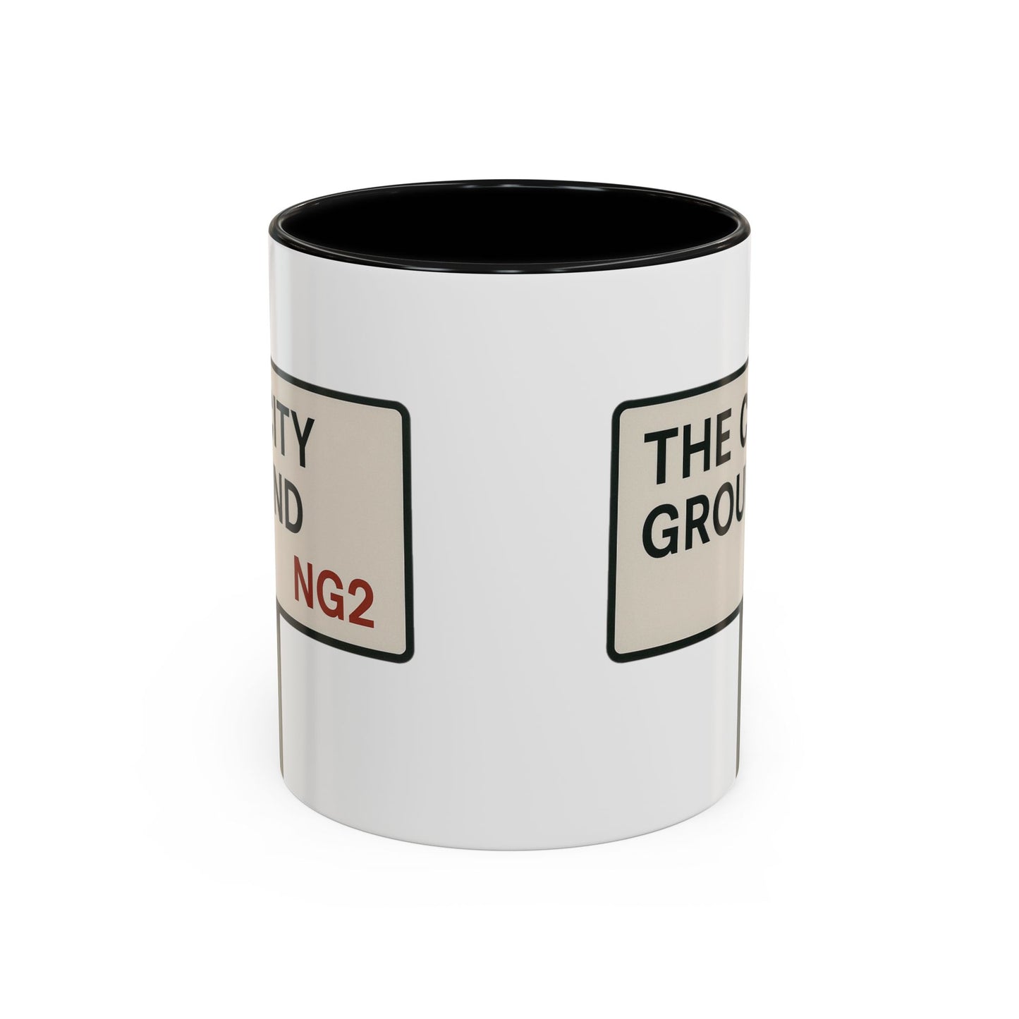 The City Ground Nottingham Forest Road Sign Mug