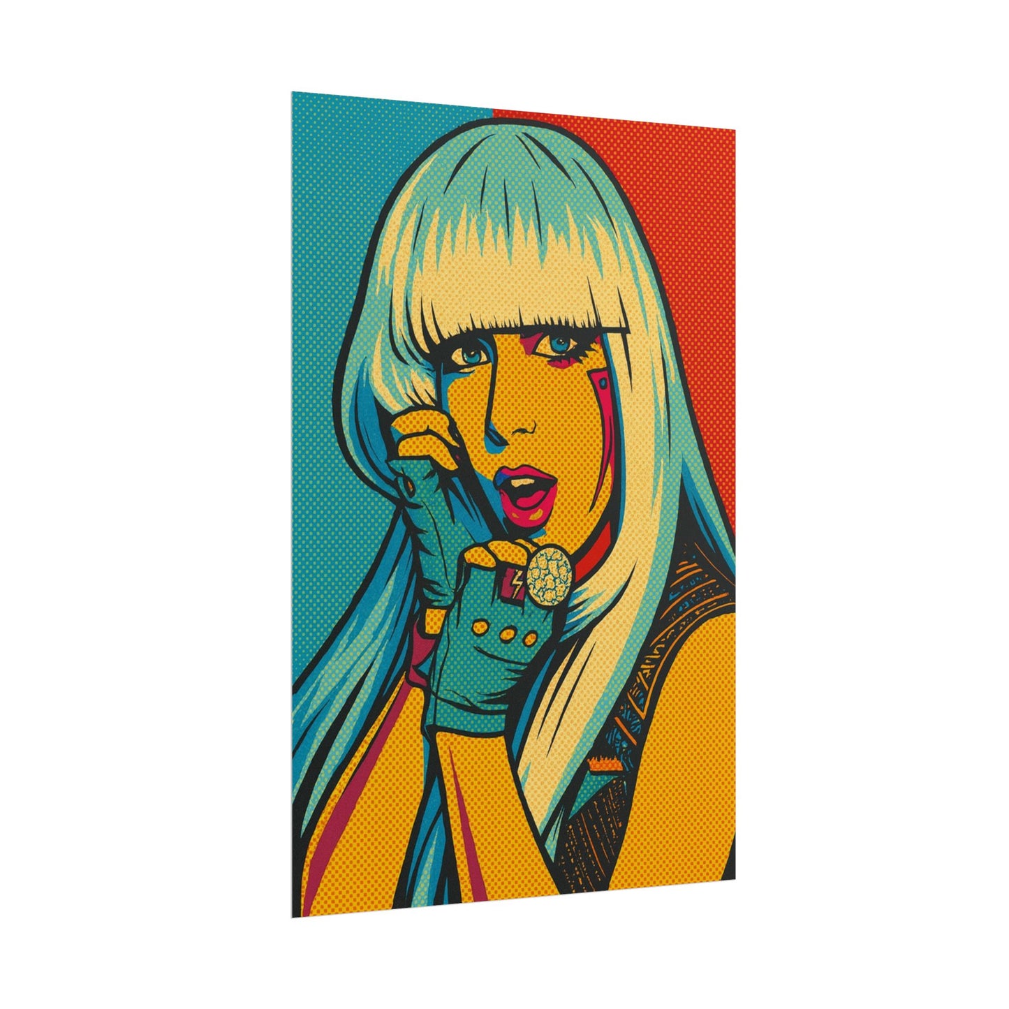 Lady G a g a Pop Art Poster