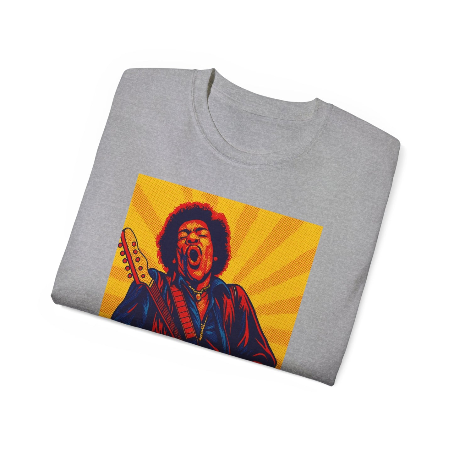 Jimi Hendrix Pop Art Guitar T-Shirt
