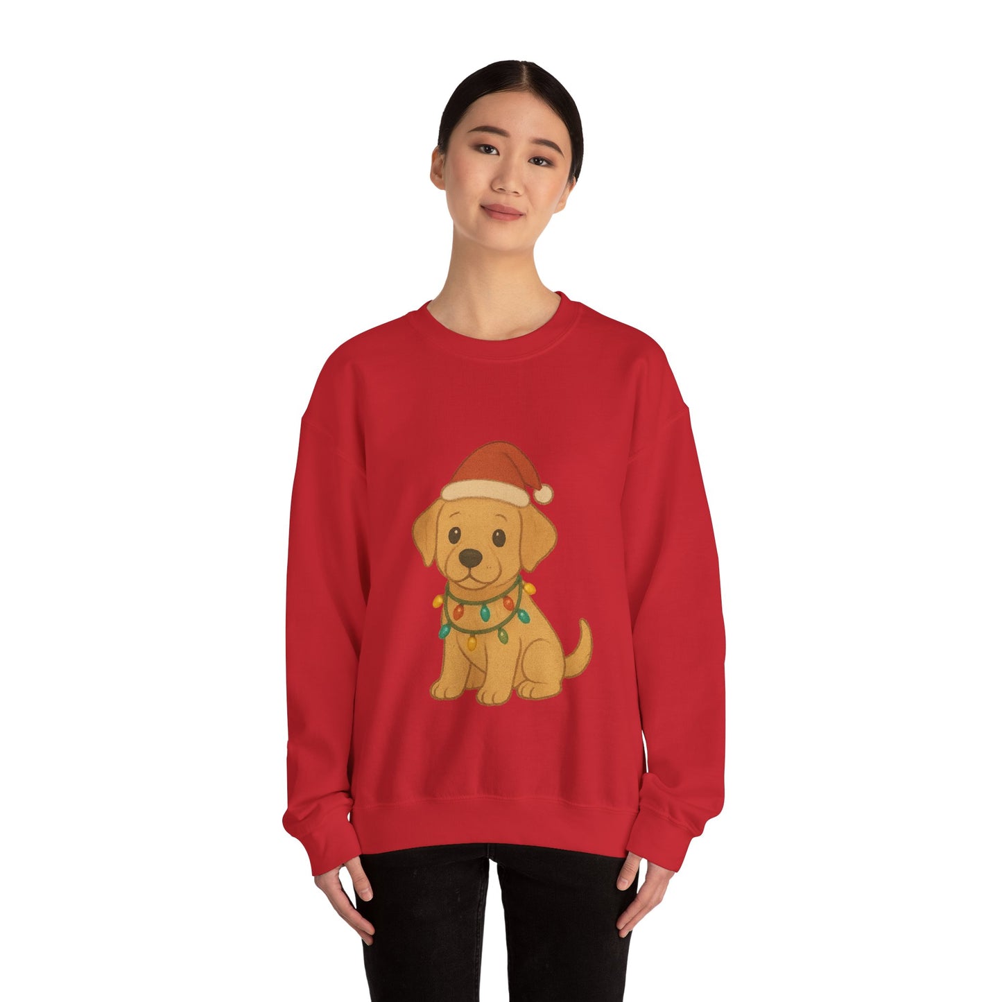 Cute Christmas Labrador Puppy Sweatshirt