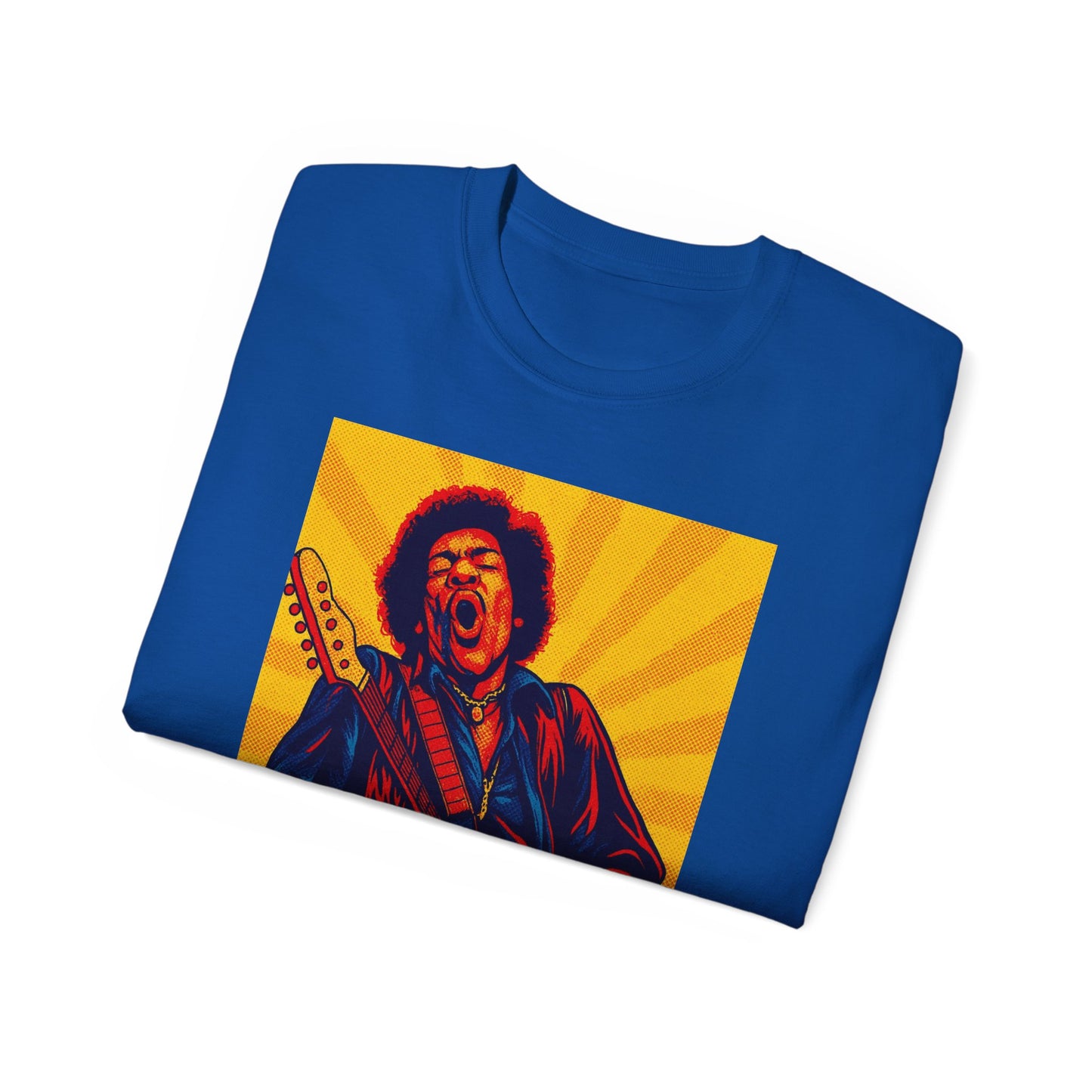 Jimi Hendrix Pop Art Guitar T-Shirt