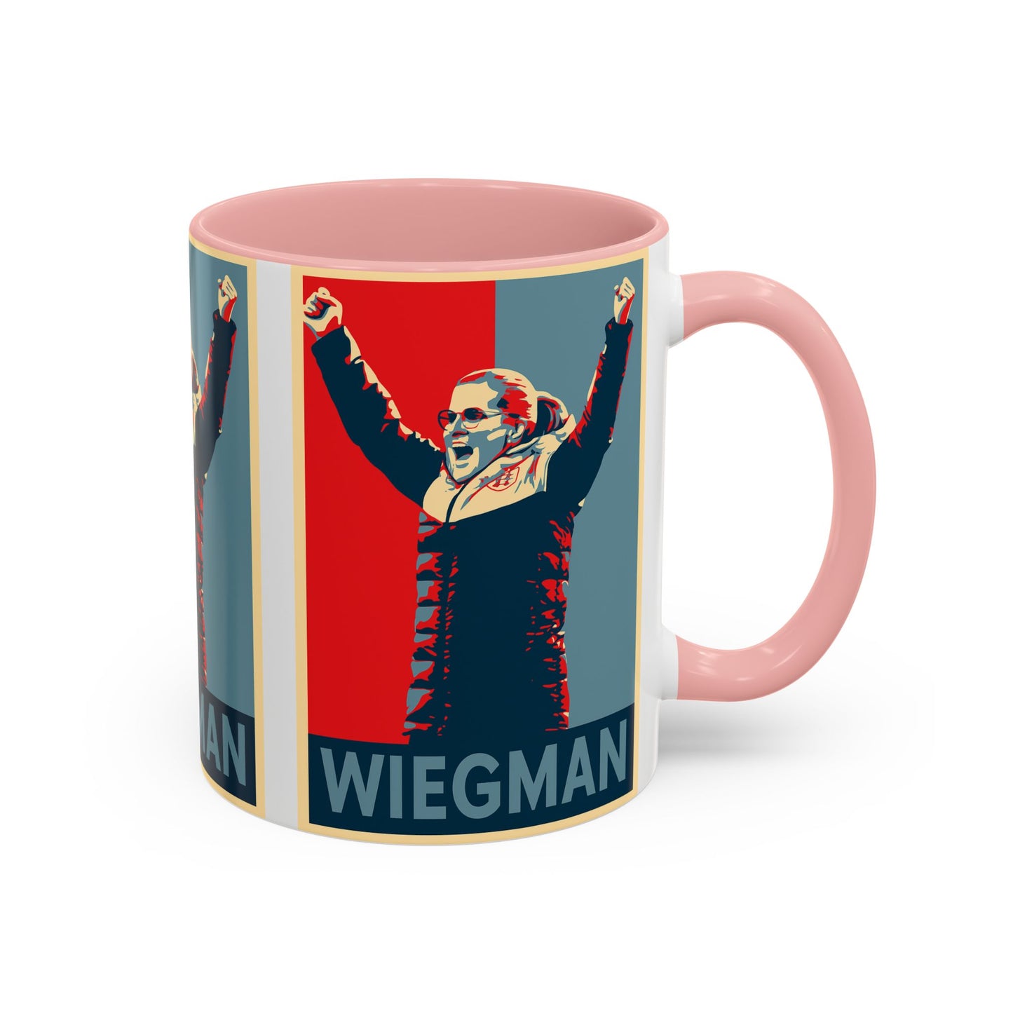 Sarina Wiegman Arms Up Mug - England