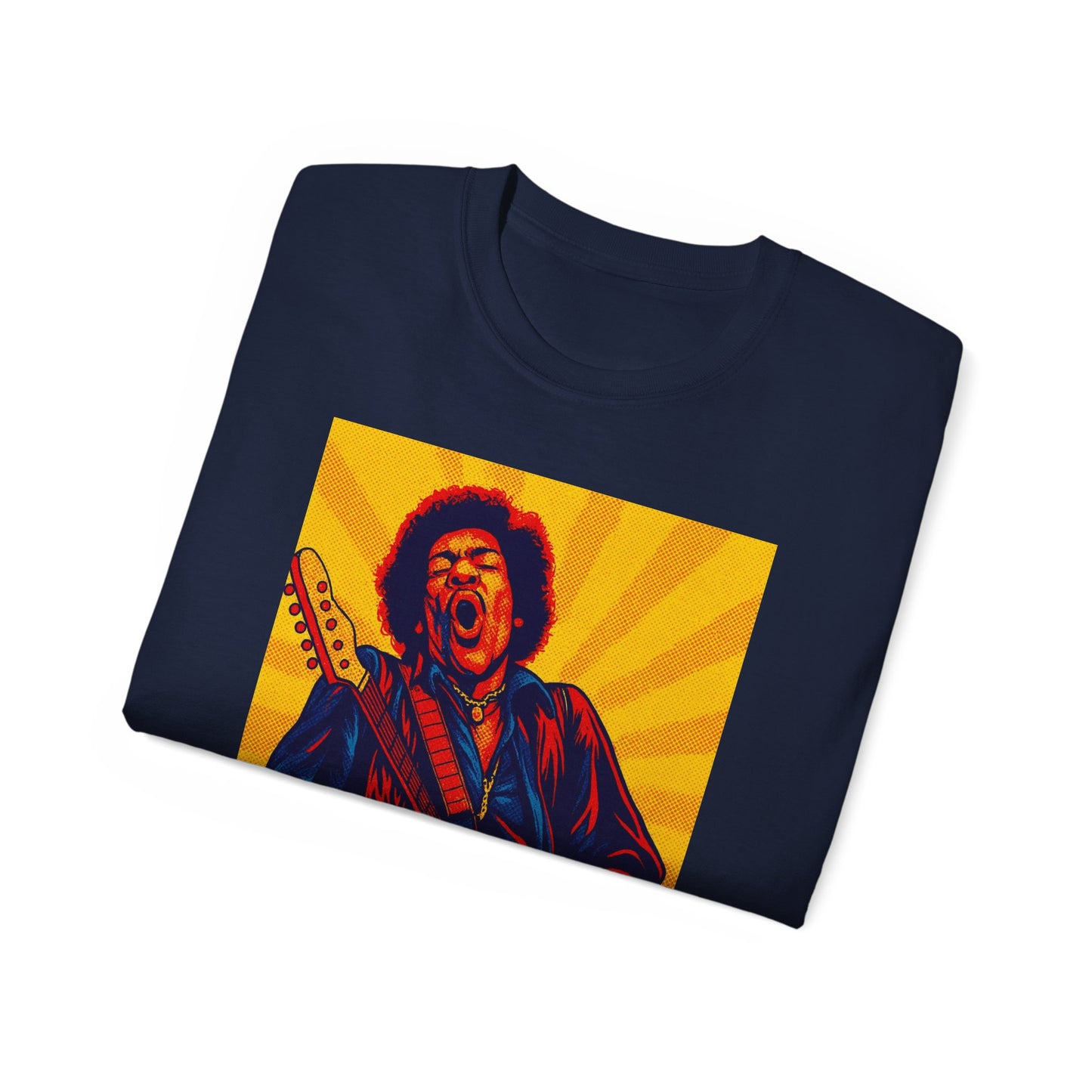 Jimi Hendrix Pop Art Guitar T-Shirt
