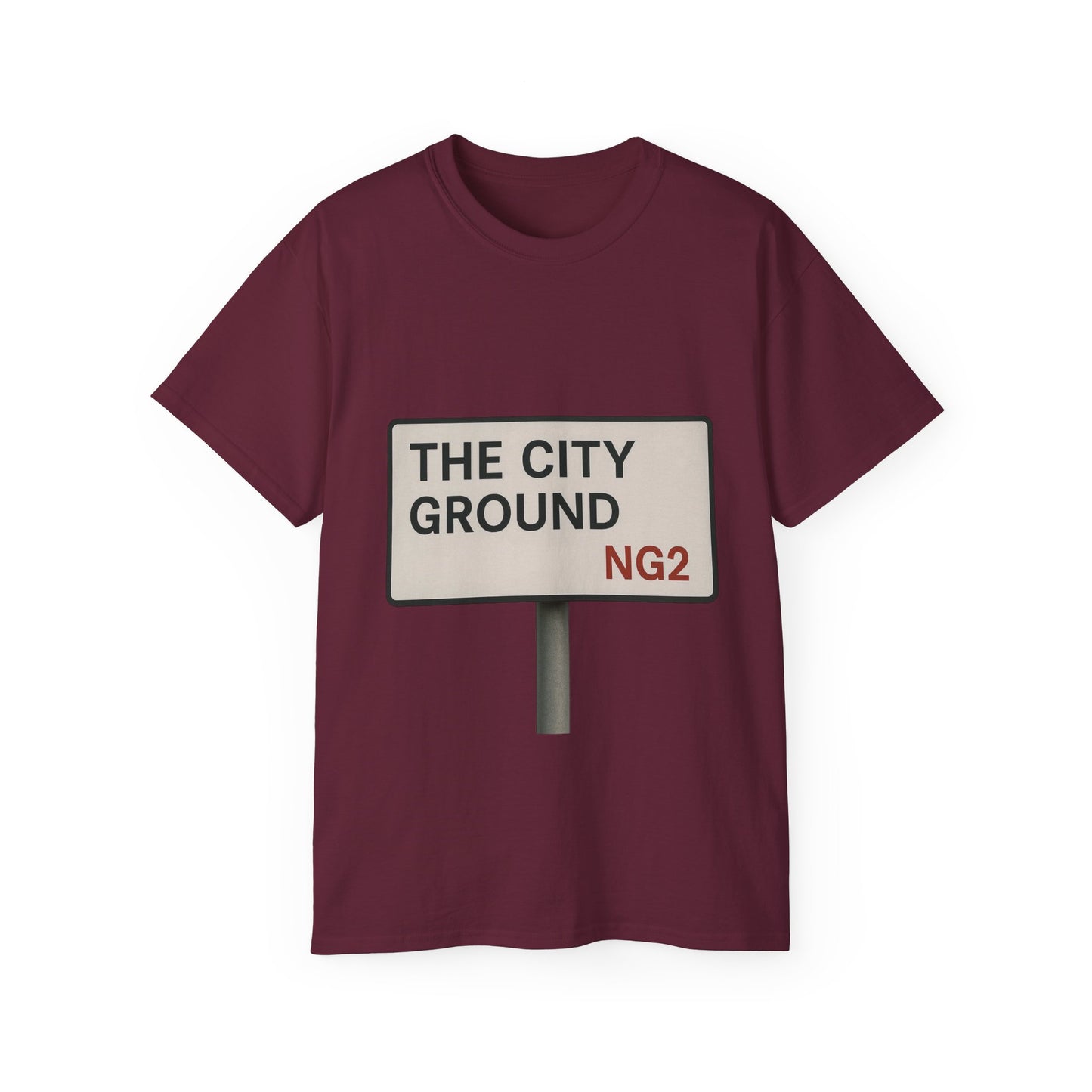 The City Ground Nottingham Forest Road Sign T-Shirt