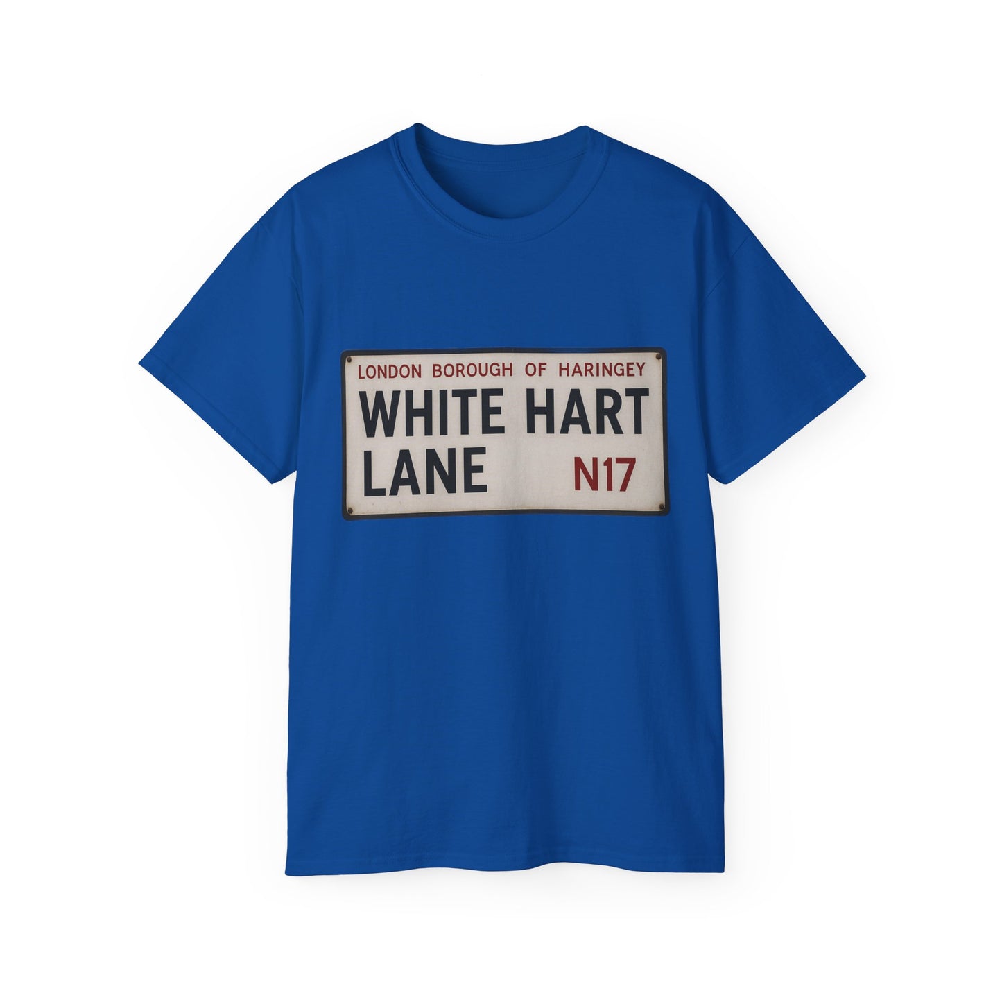 White Hart Lane Tottenham Hotspur Road Sign T-Shirt
