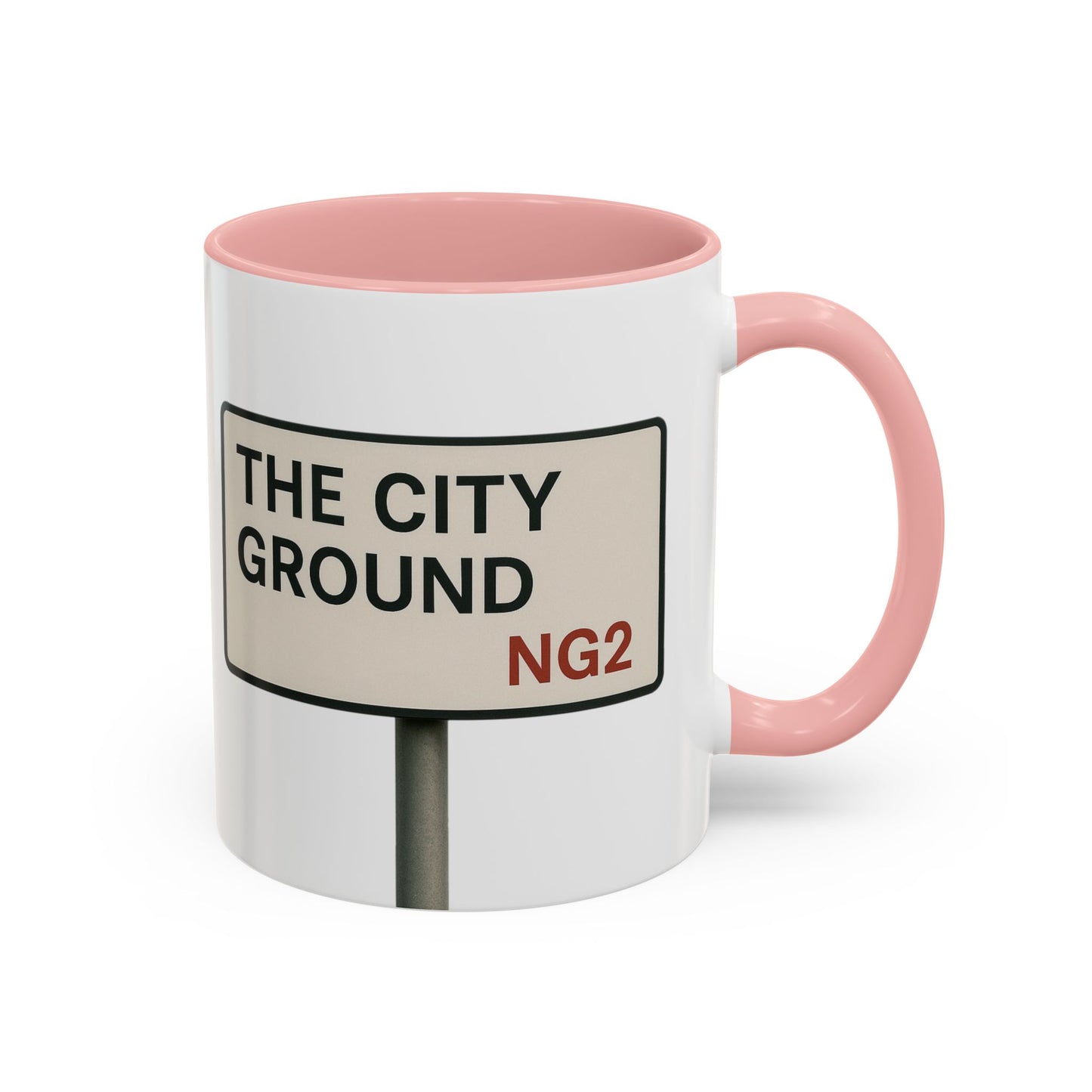 The City Ground Nottingham Forest Road Sign Mug
