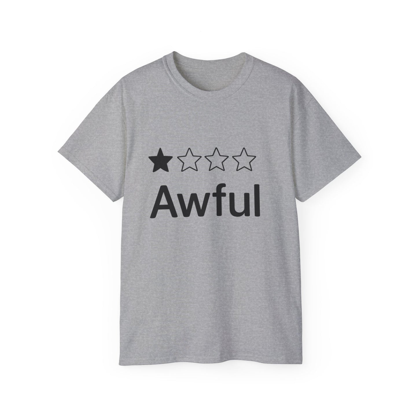 Awful Rating 1 Star Review T-Shirt