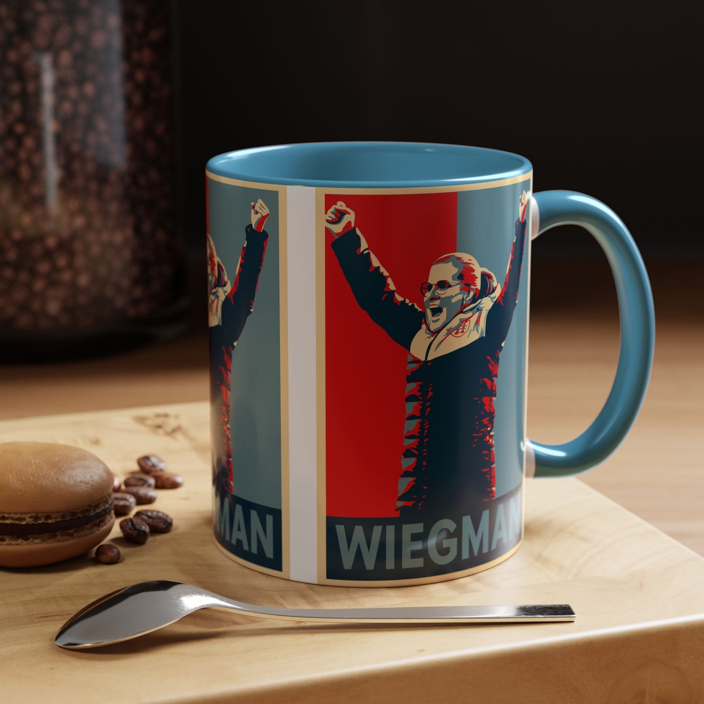 Sarina Wiegman Arms Up Mug - England
