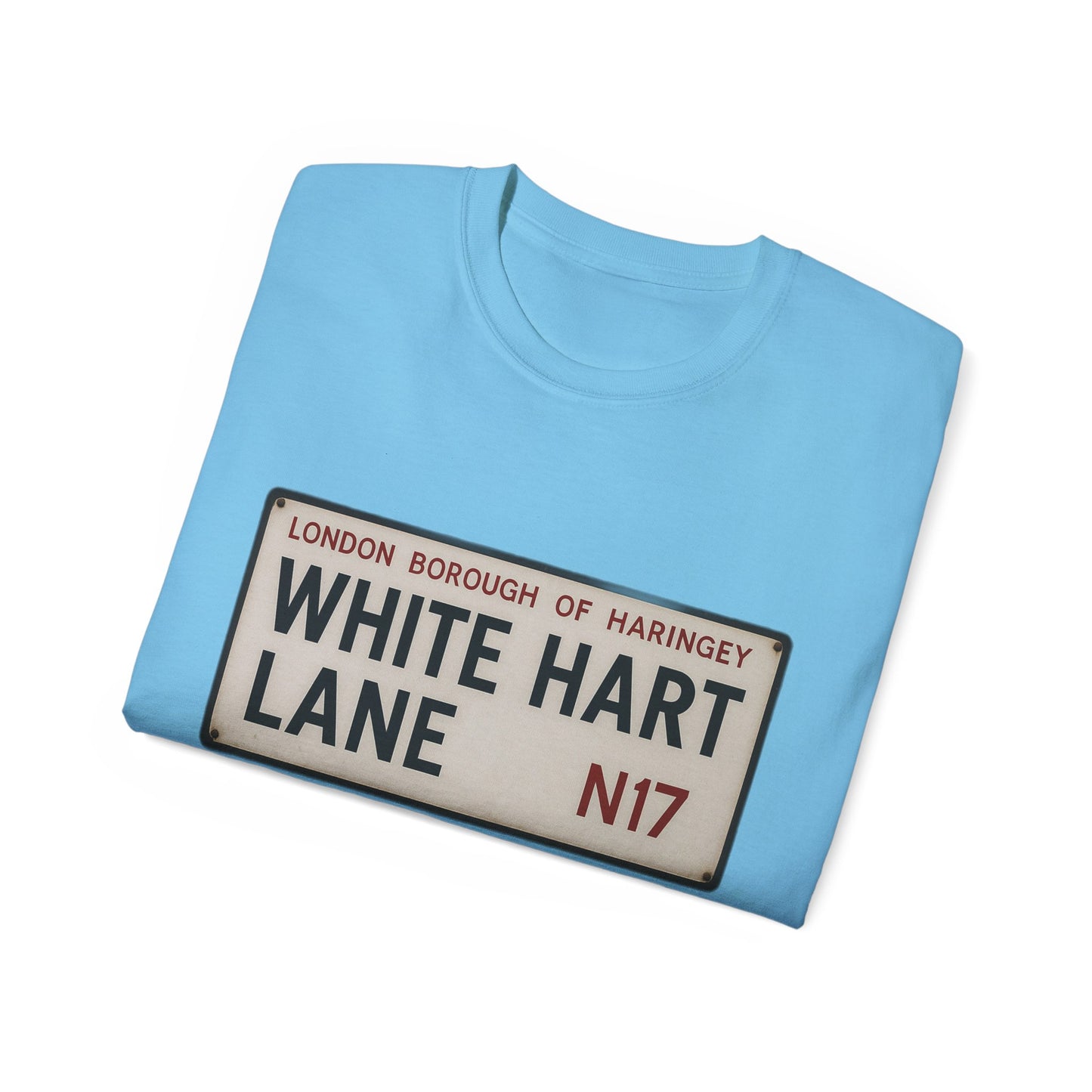White Hart Lane Tottenham Hotspur Road Sign T-Shirt