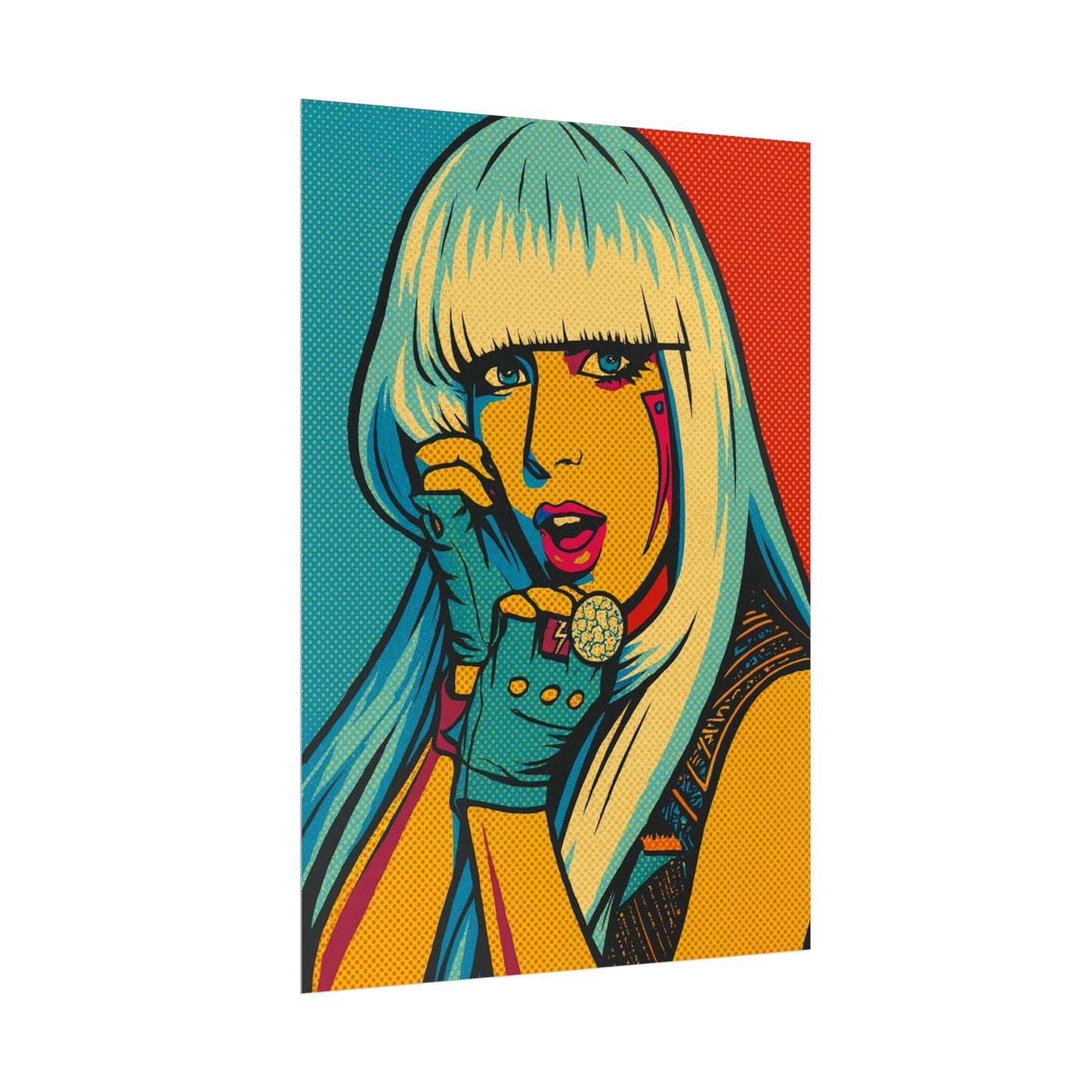 Lady G a g a Pop Art Poster
