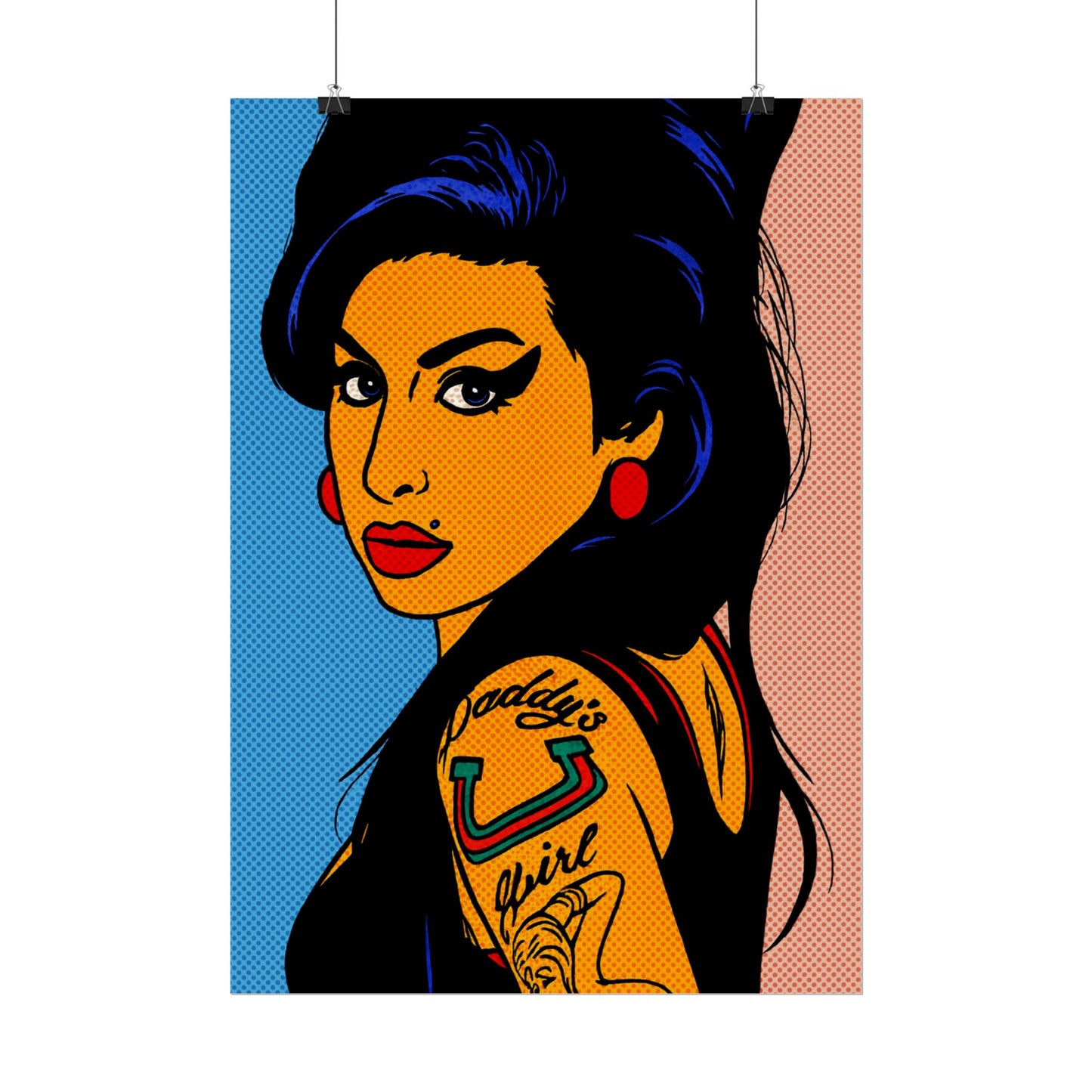 Amy Winehouse Pop Art Poster