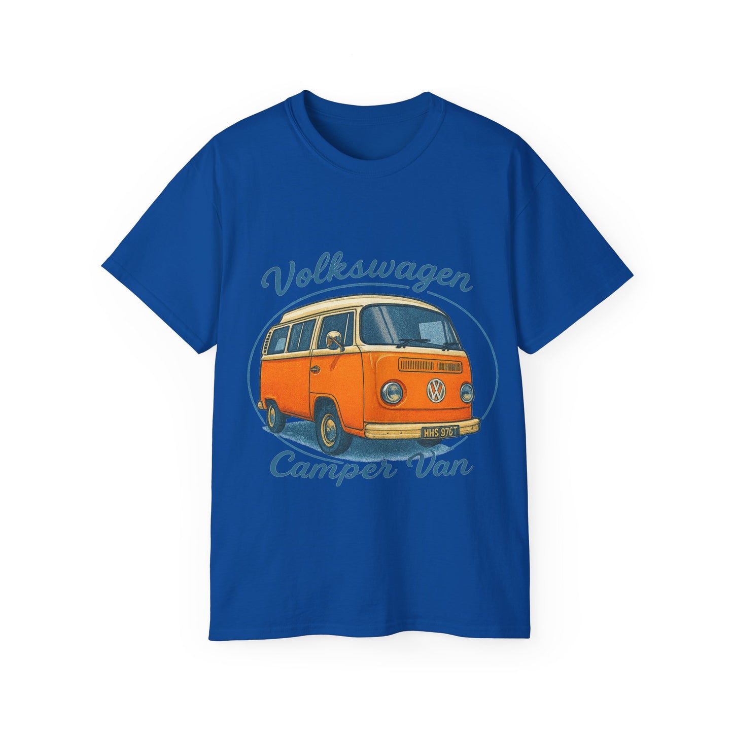 Vintage Volkswagen Camper Van Light Orange T-Shirt