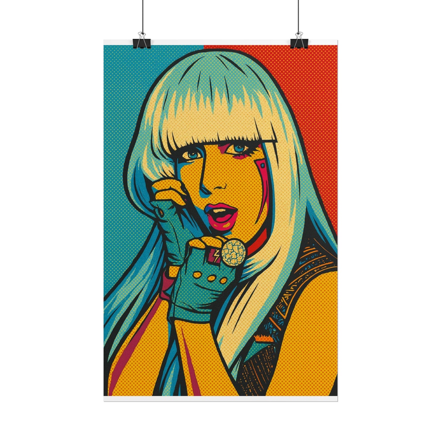 Lady G a g a Pop Art Poster