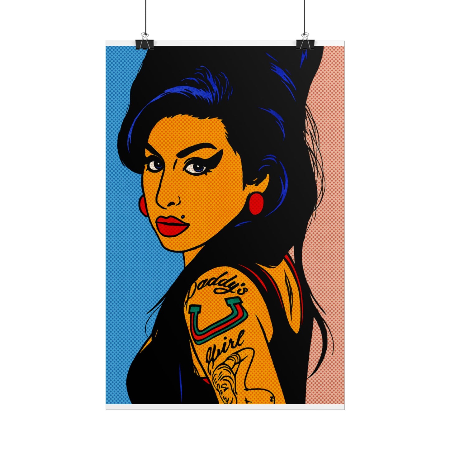 Amy Winehouse Pop Art Poster