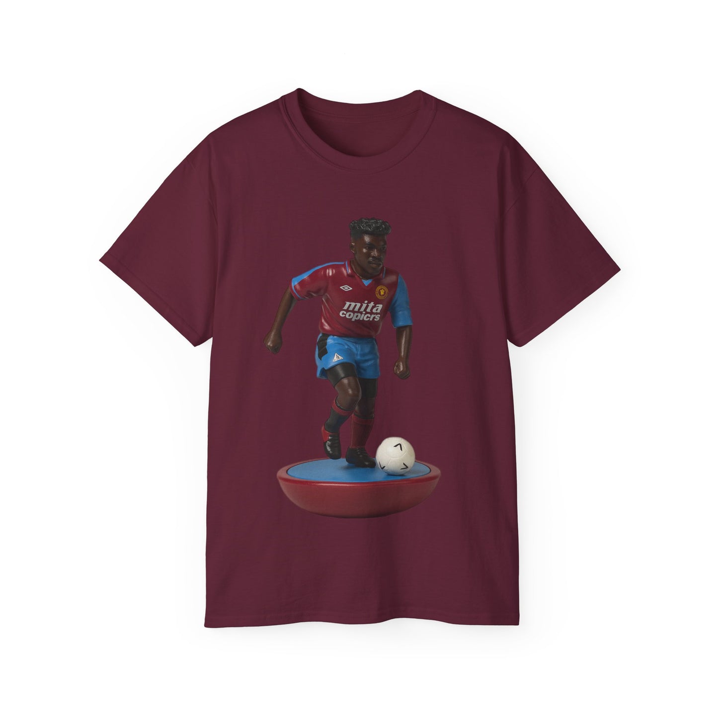 Tony Daley Subbuteo T-Shirt - Aston Villa