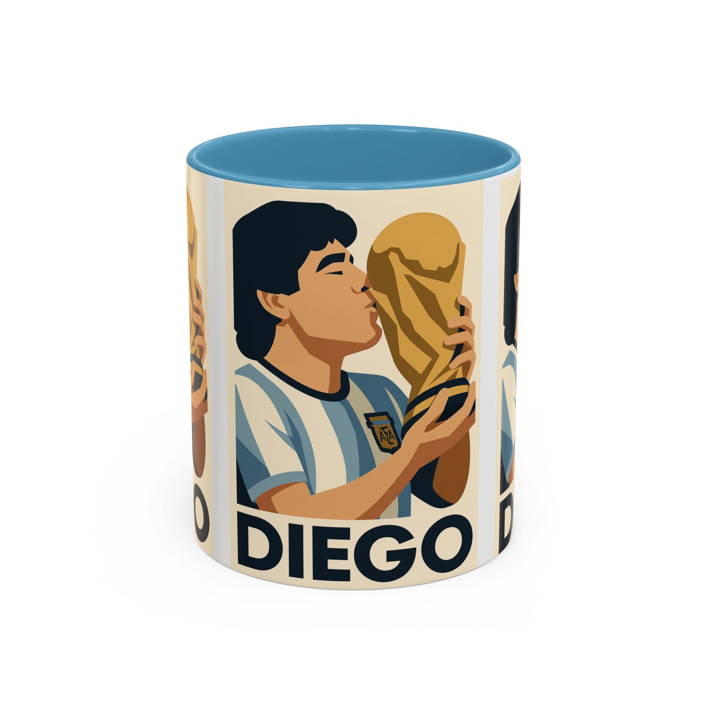 Diego Maradona Kiss Mug - Argentina