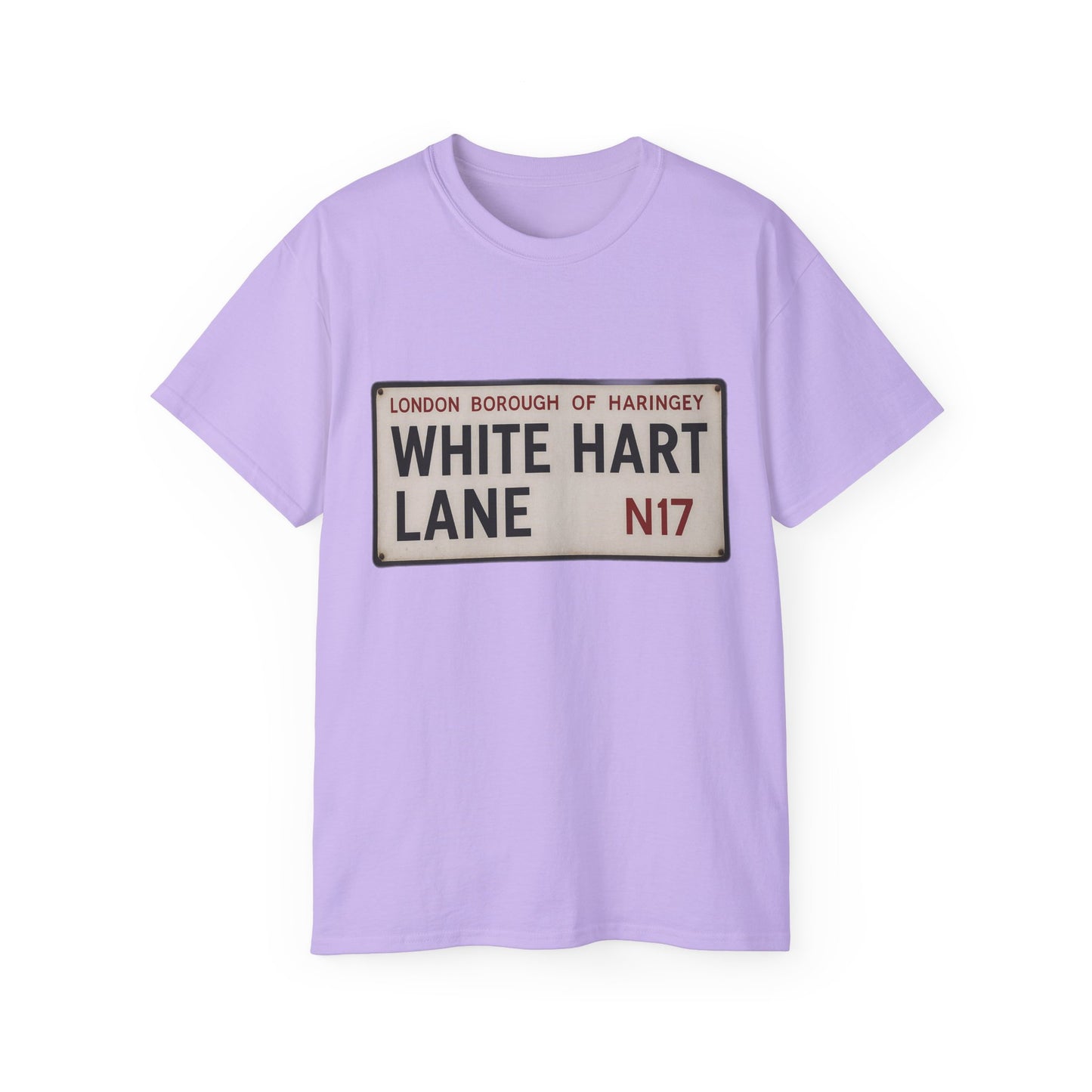 White Hart Lane Tottenham Hotspur Road Sign T-Shirt