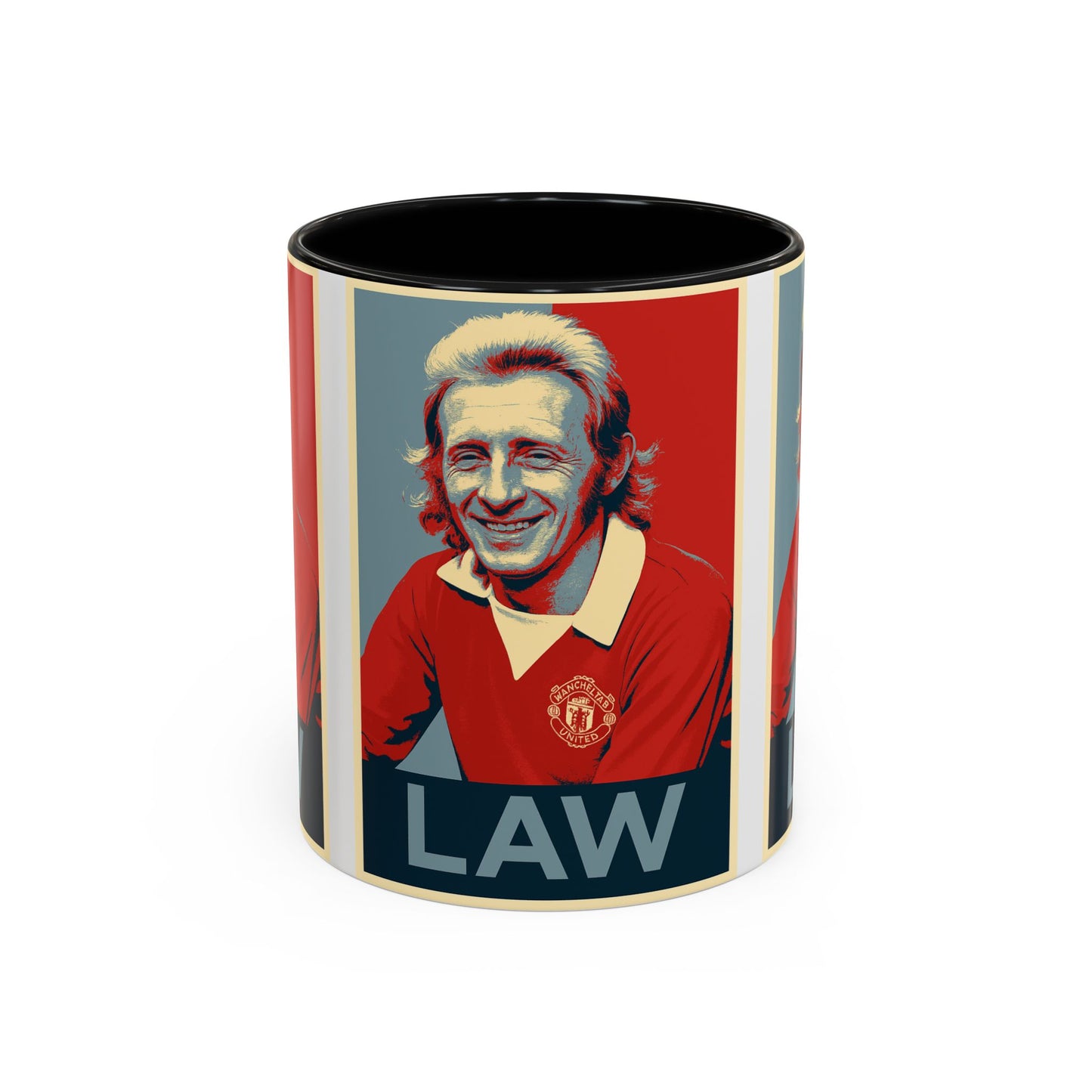 Denis Law Hope Poster Mug - Manchester United