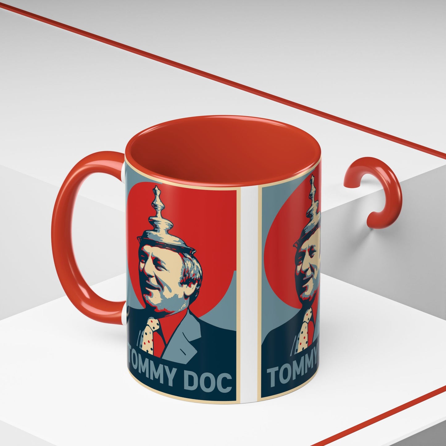 Tommy Docherty Hope Poster Mug - Manchester United
