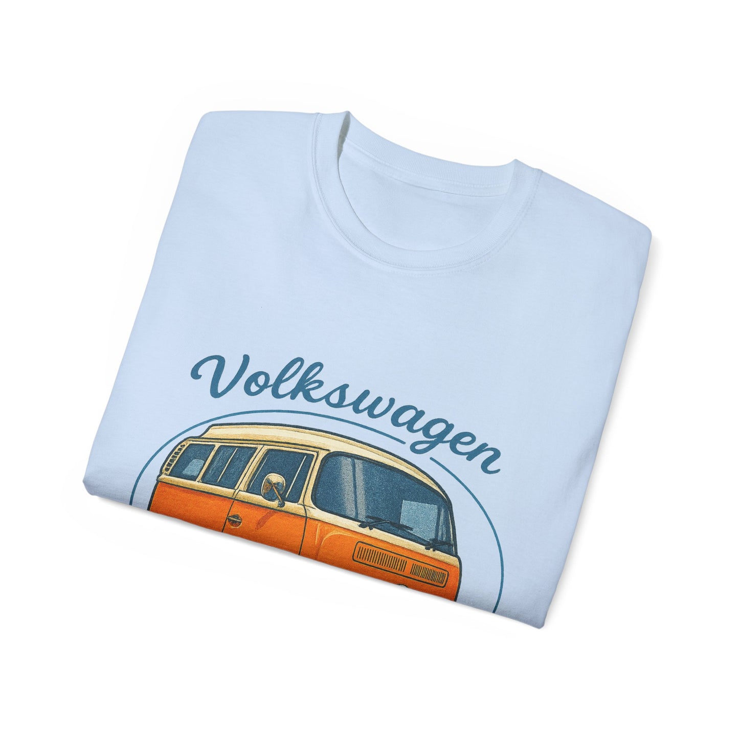 Vintage Volkswagen Camper Van Light Orange T-Shirt
