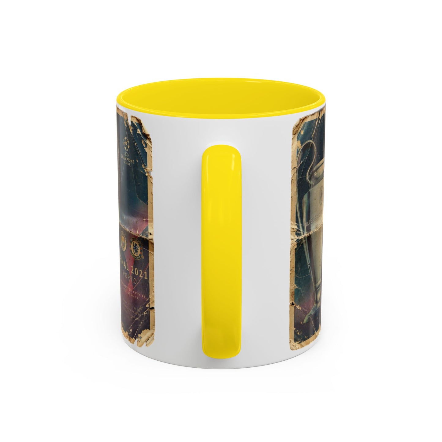 2021 UCL Final Chelsea Manchester City Poster Accent Coffee Mug (11, 15oz)