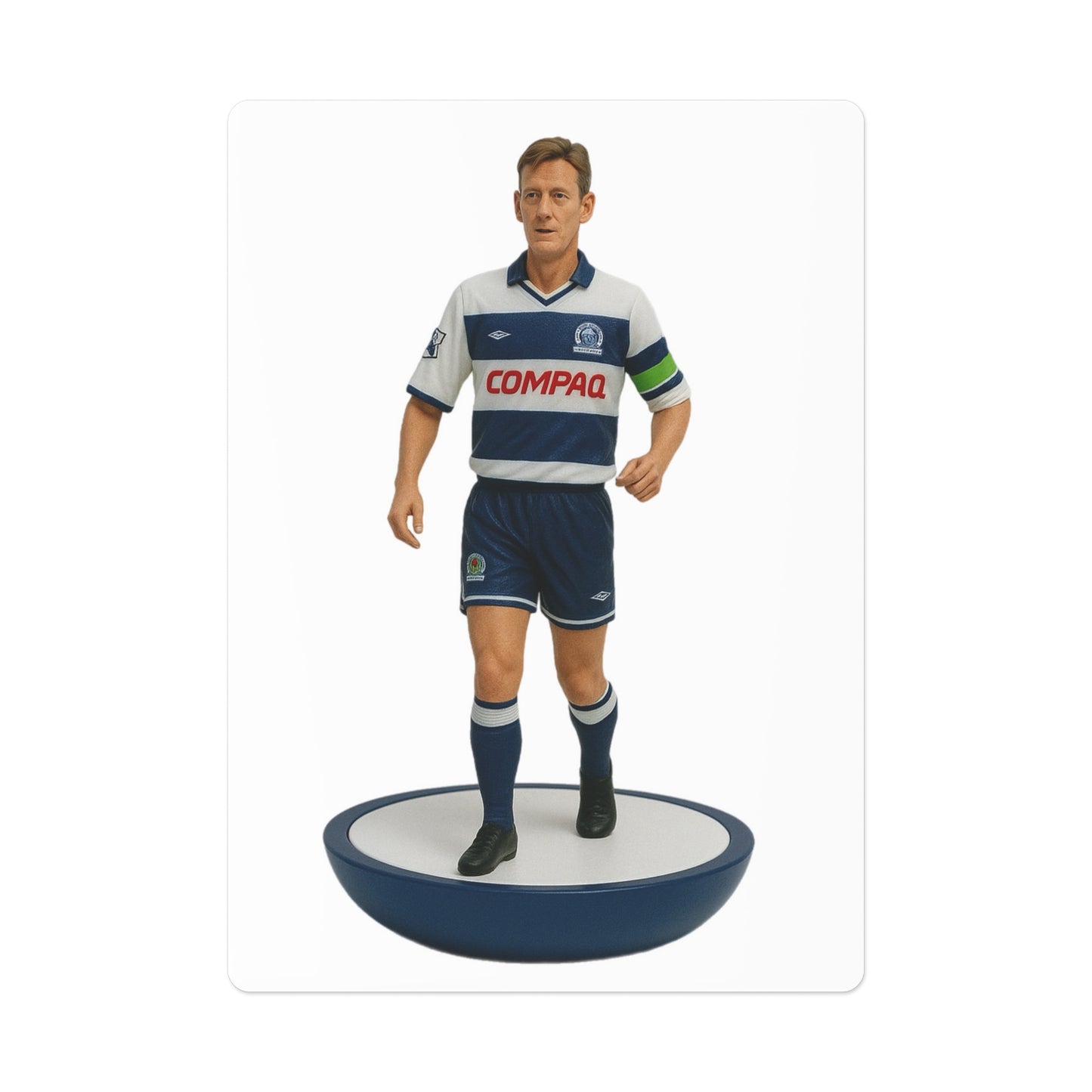 Alan McDonald Subbuteo Playing Cards - Queens Park Rangers (QPR)