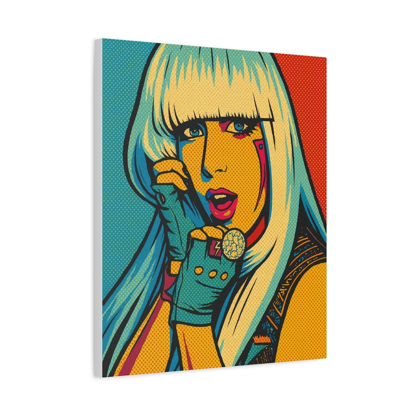 Lady G a g a Pop Art Canvas