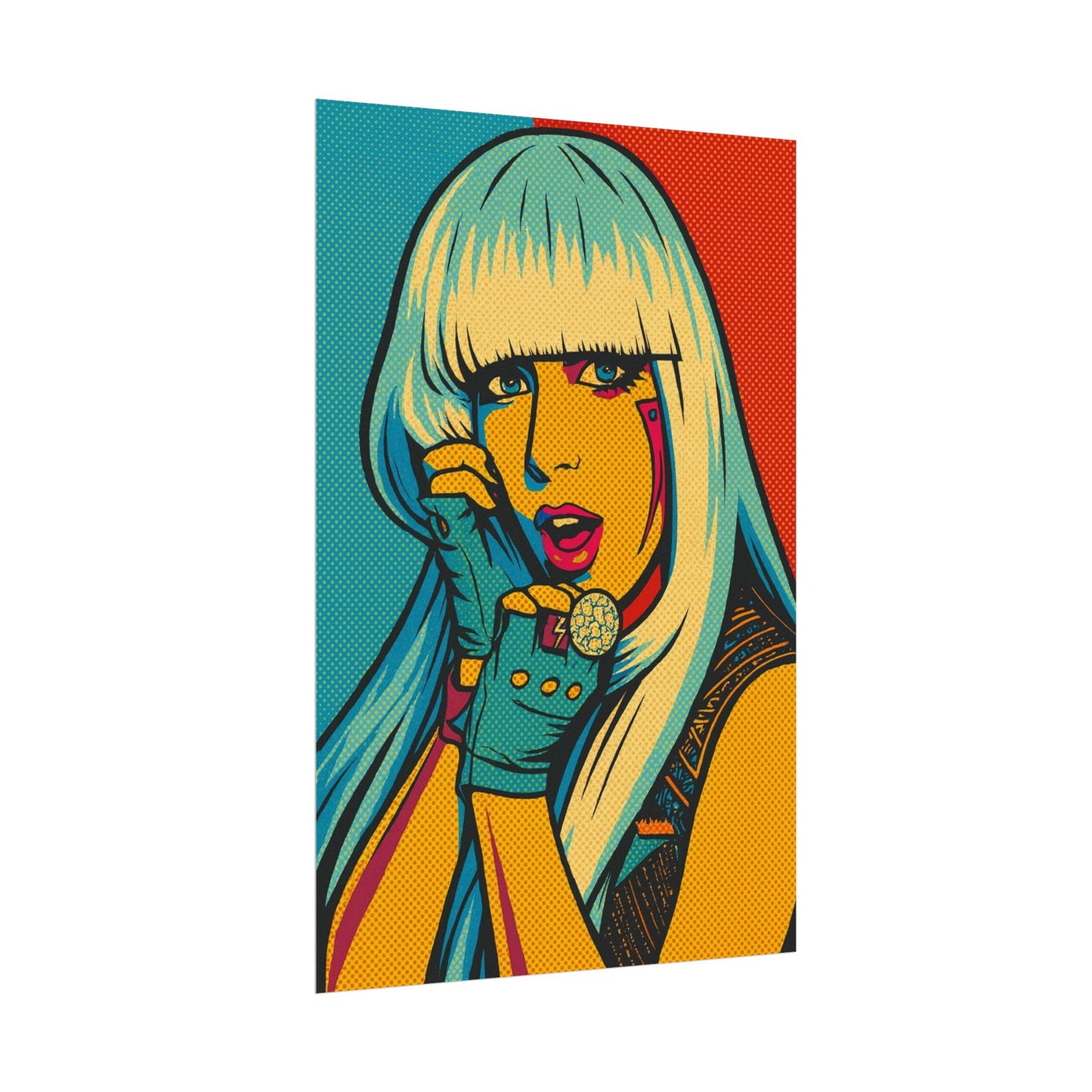 Lady G a g a Pop Art Poster