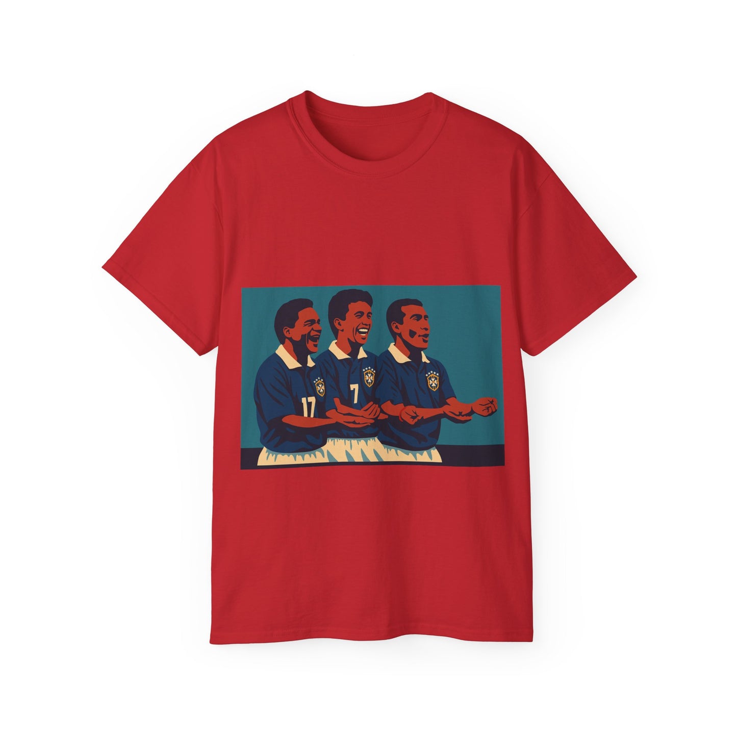 Rocking The Baby T-Shirt Brazil Players Bebeto Romario
