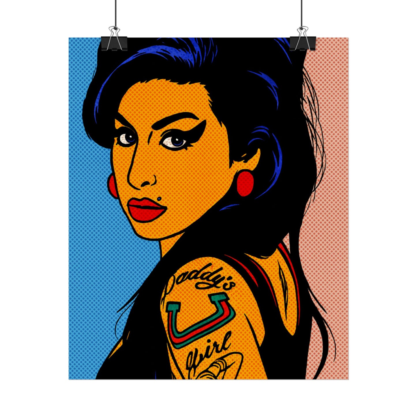 Amy Winehouse Pop Art Poster