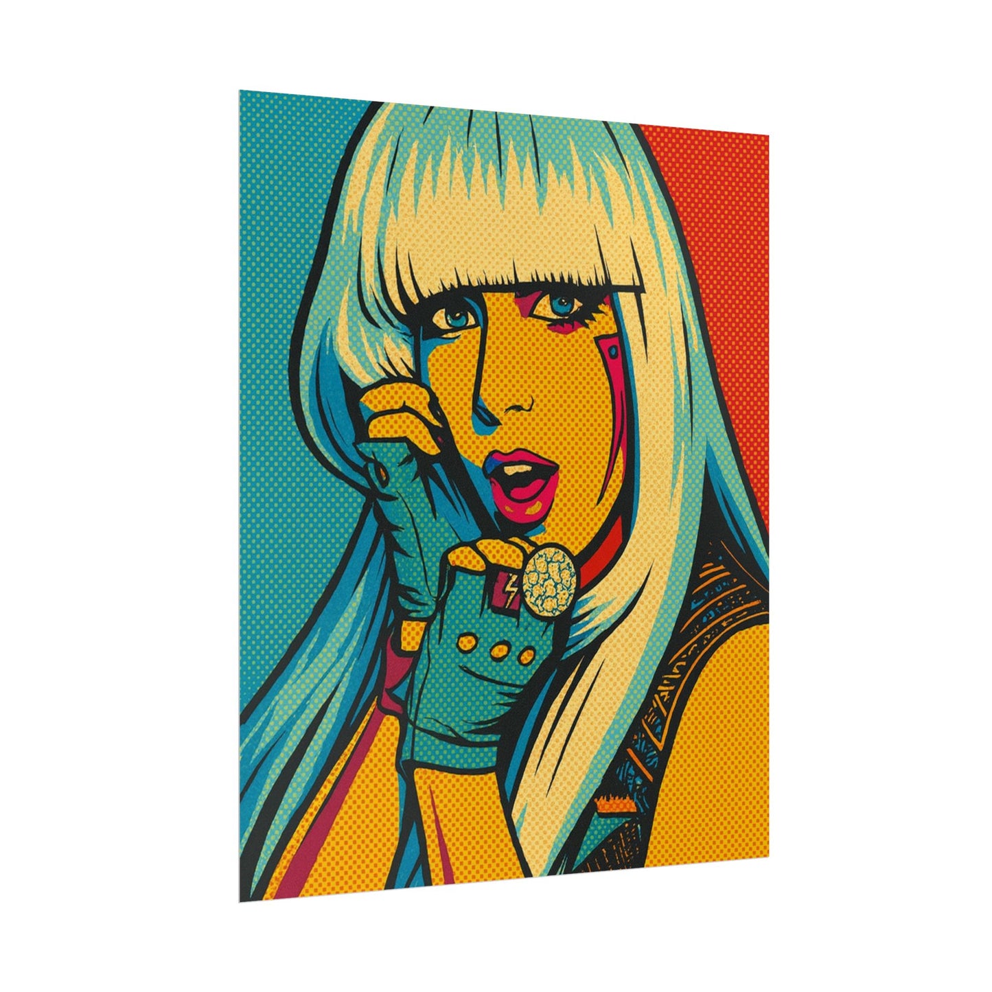 Lady G a g a Pop Art Poster