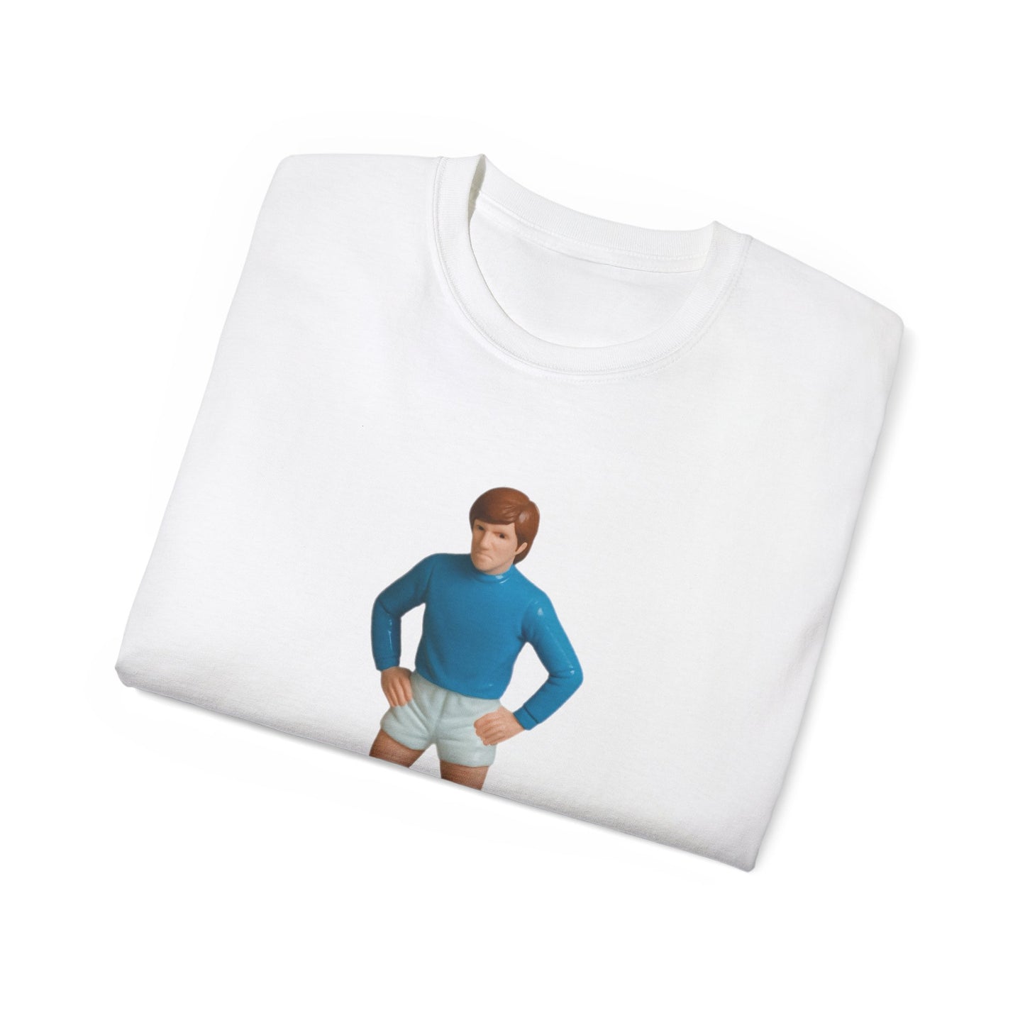 Colin Bell Cartoon Subbuteo T-Shirt - Manchester City