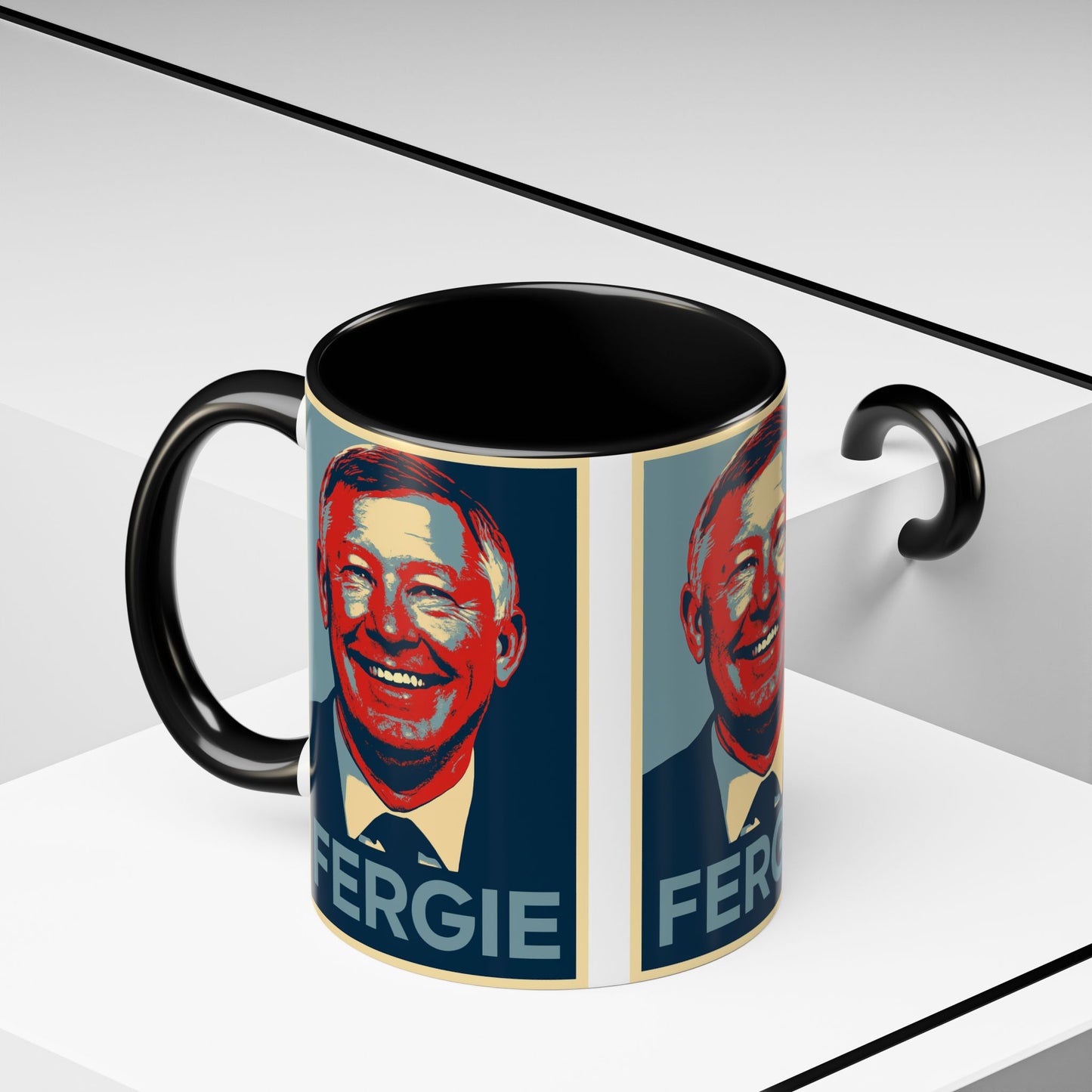 Alex Ferguson Hope Poster Mug - Manchester United