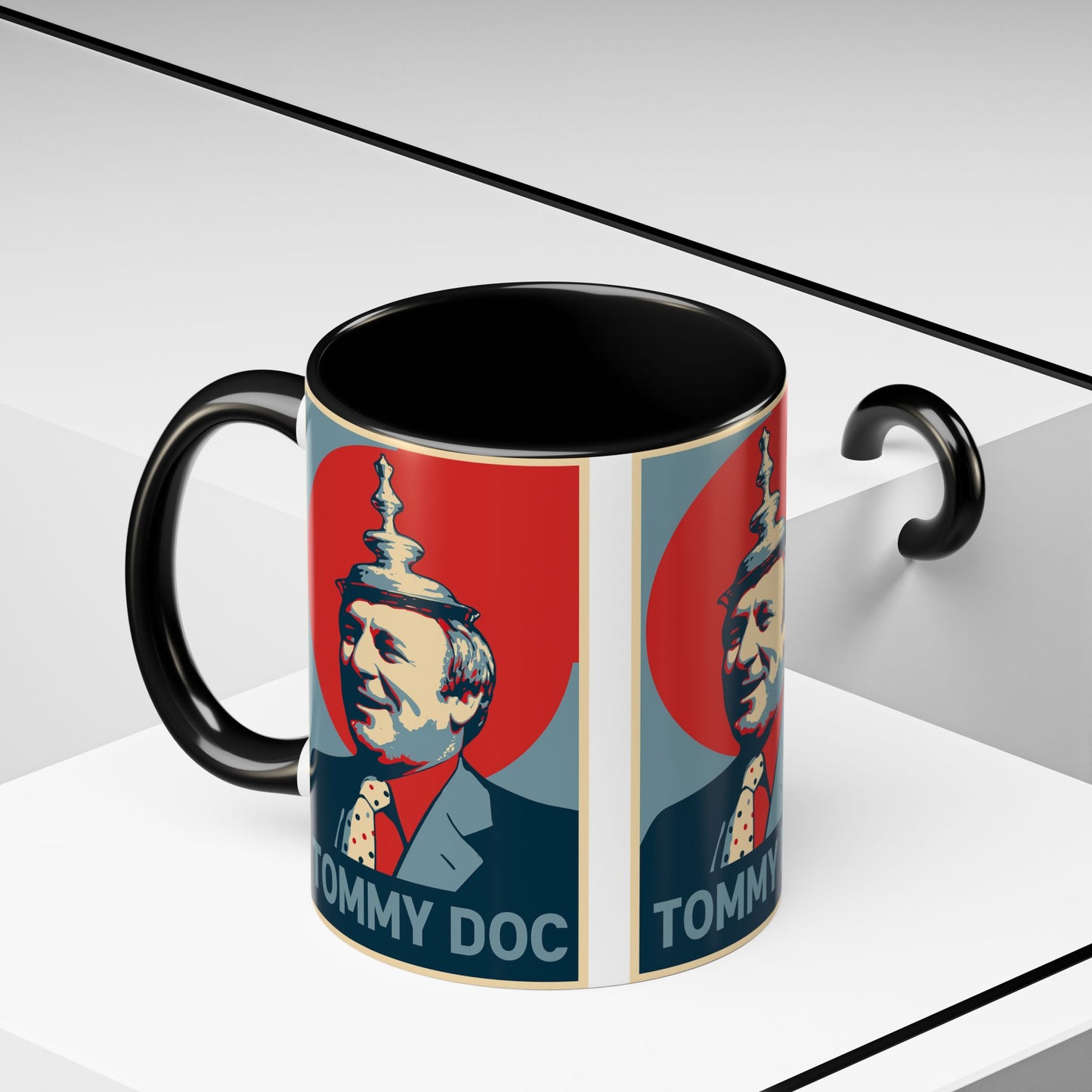 Tommy Docherty Hope Poster Mug - Manchester United