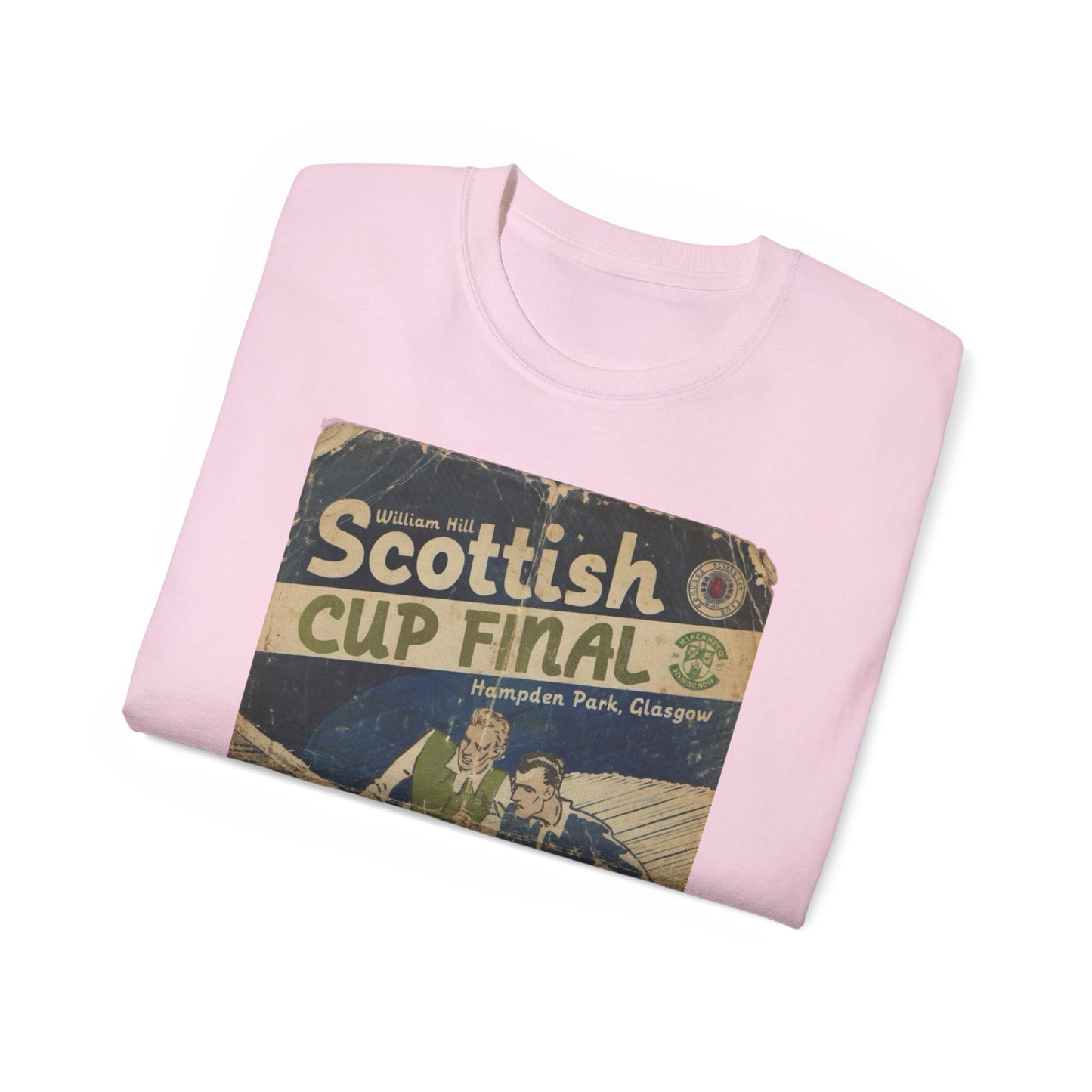 2016 Scottish Challenge Cup Final Hibernian Rangers Programme Poster Unisex Ultra Cotton Tee