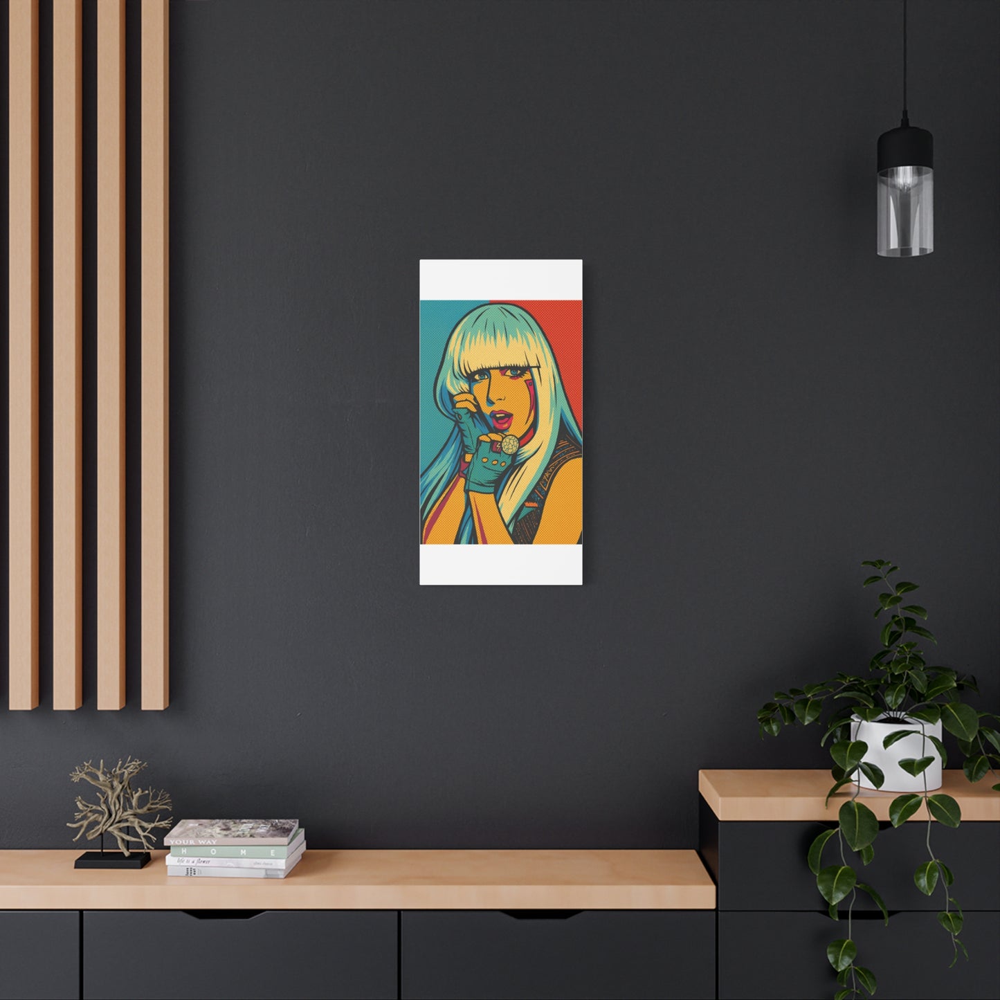 Lady G a g a Pop Art Canvas