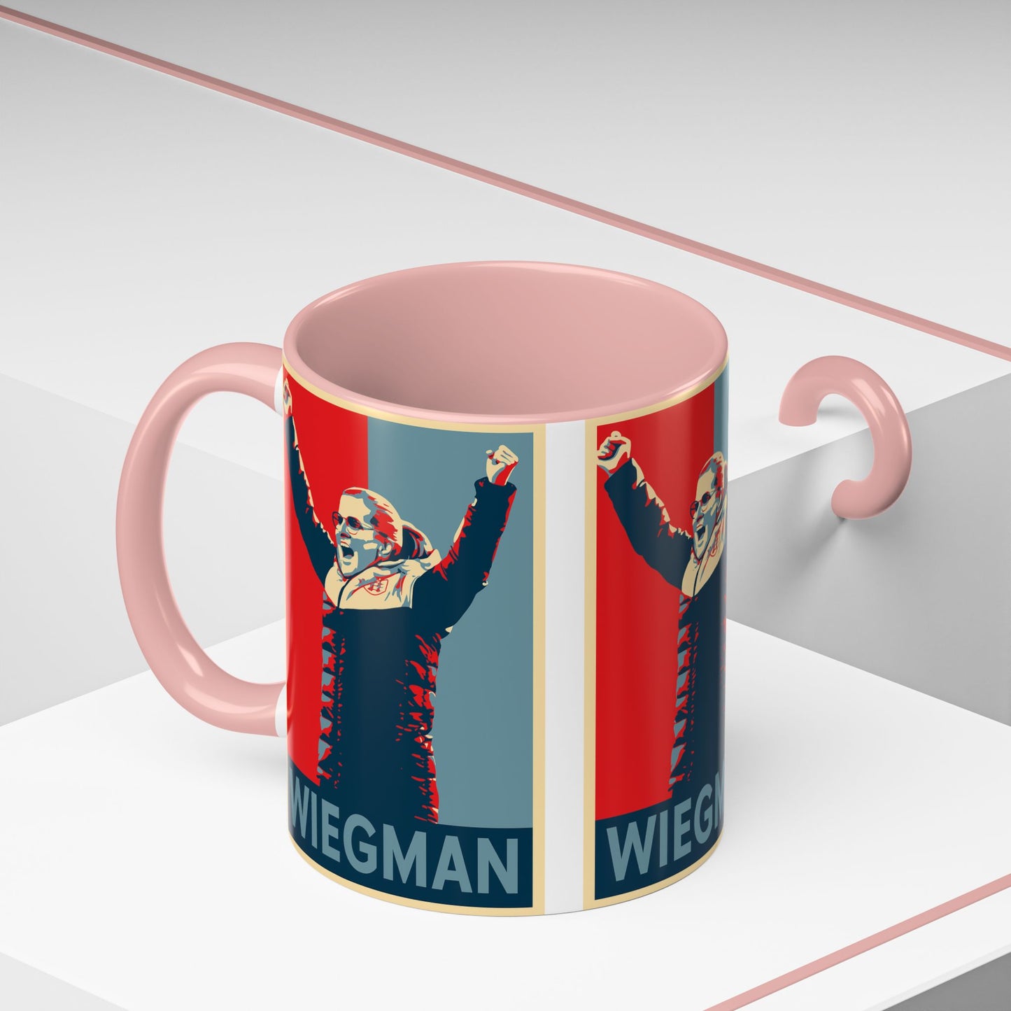 Sarina Wiegman Arms Up Mug - England