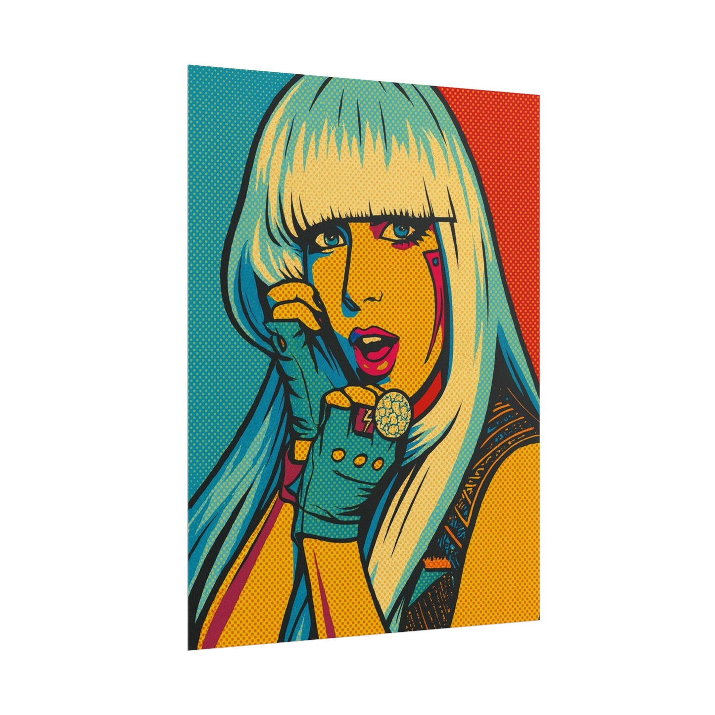 Lady G a g a Pop Art Poster