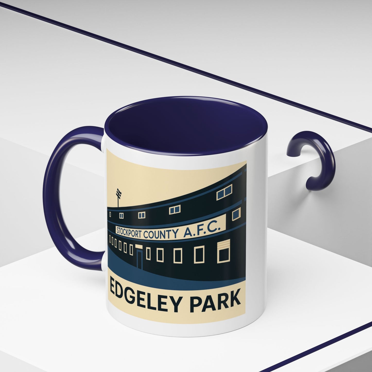 Stockport County Coffee Mug - Edgeley Park