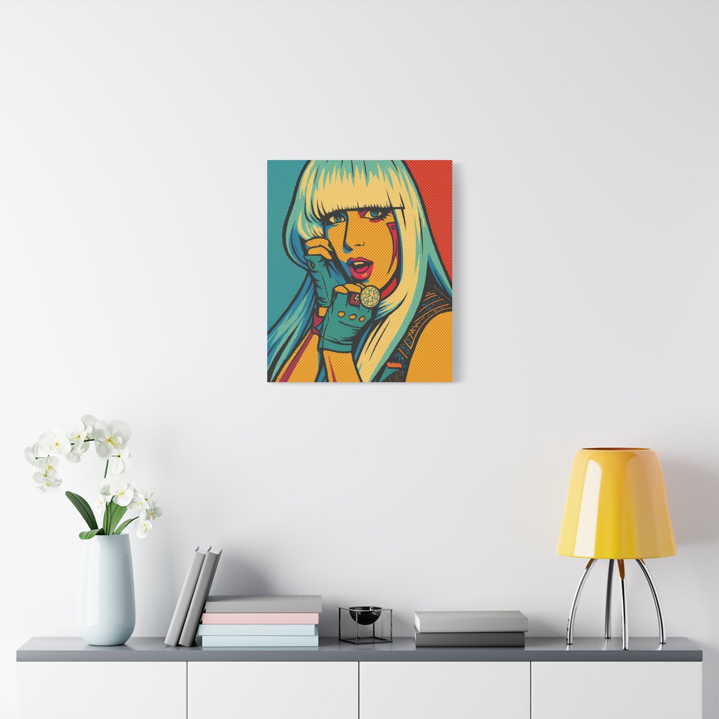 Lady G a g a Pop Art Canvas
