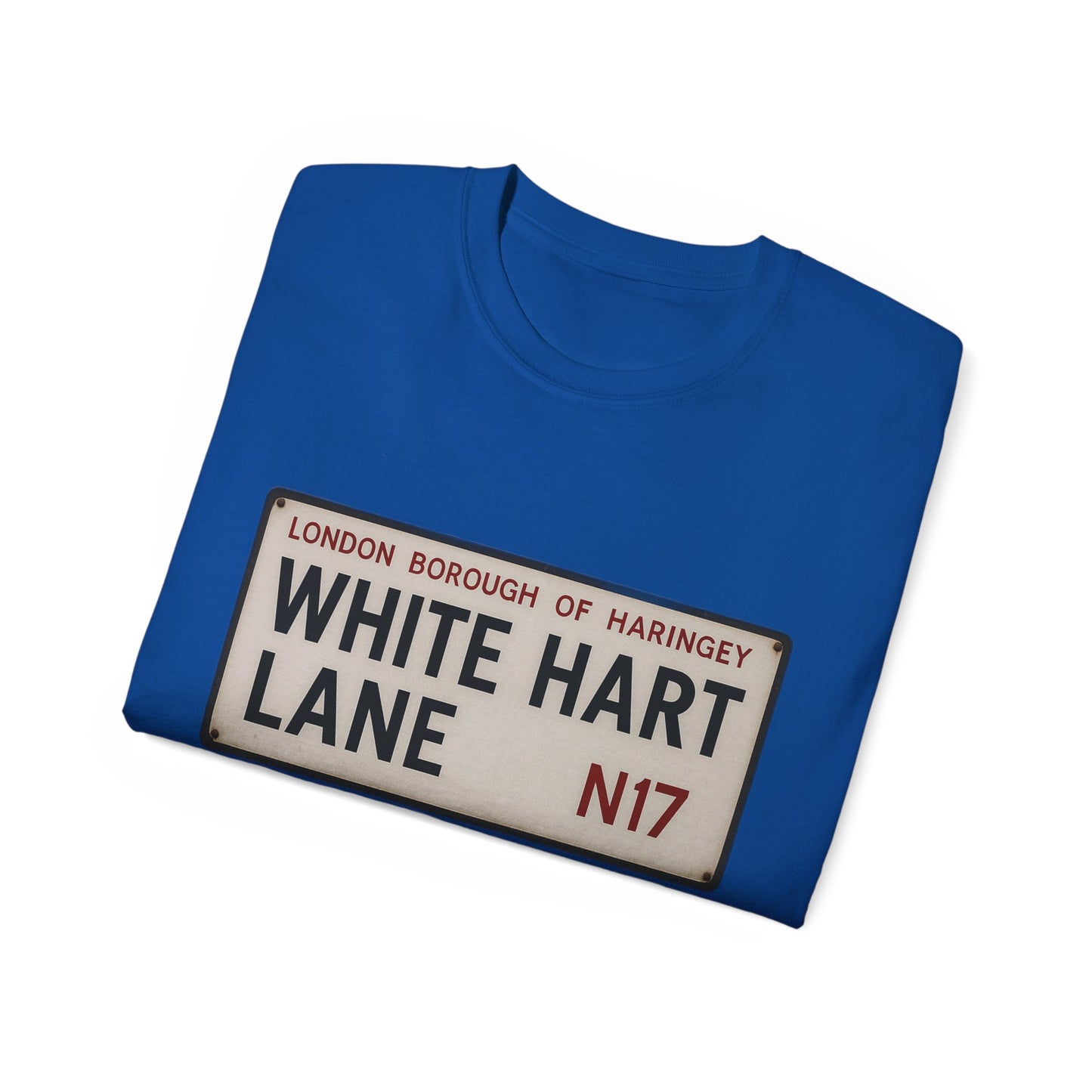 White Hart Lane Tottenham Hotspur Road Sign T-Shirt