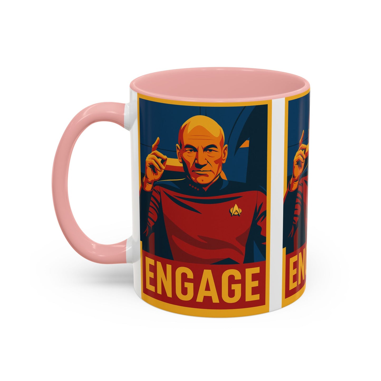 Captain Picard Engage Mug